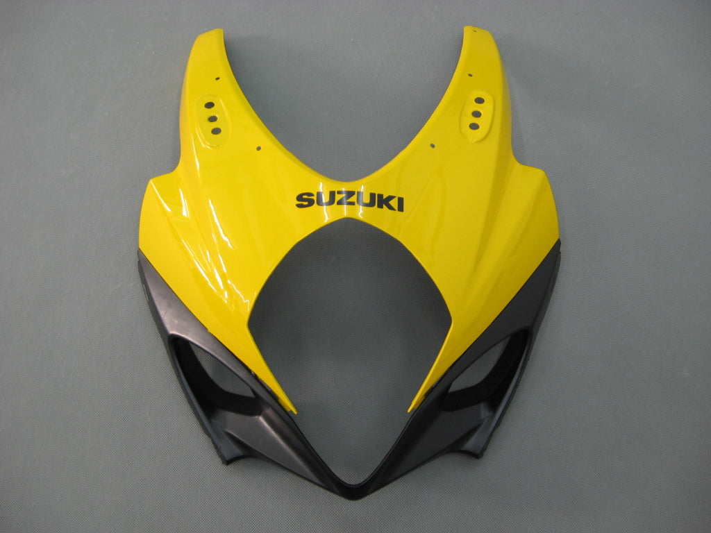 Amotopart 2007-2008 Suzuki GSXR1000 Yellow Black White Fairing Kit