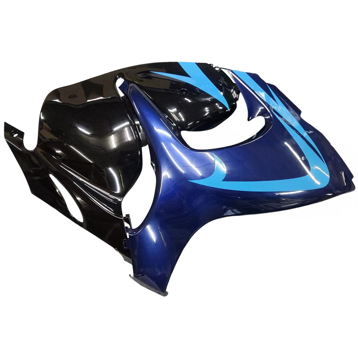 Amotopart 2008-2020 Suzuki Hayabusa GSX1300R Grå Sort Hvid Blå Fairing Kit