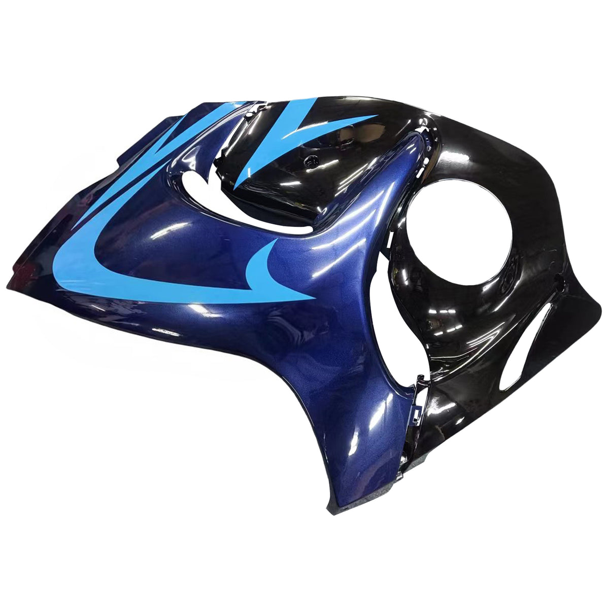 Amotopart 2008-2020 スズキ ハヤブサ GSX1300R ブラック ブルー フェアリングキット