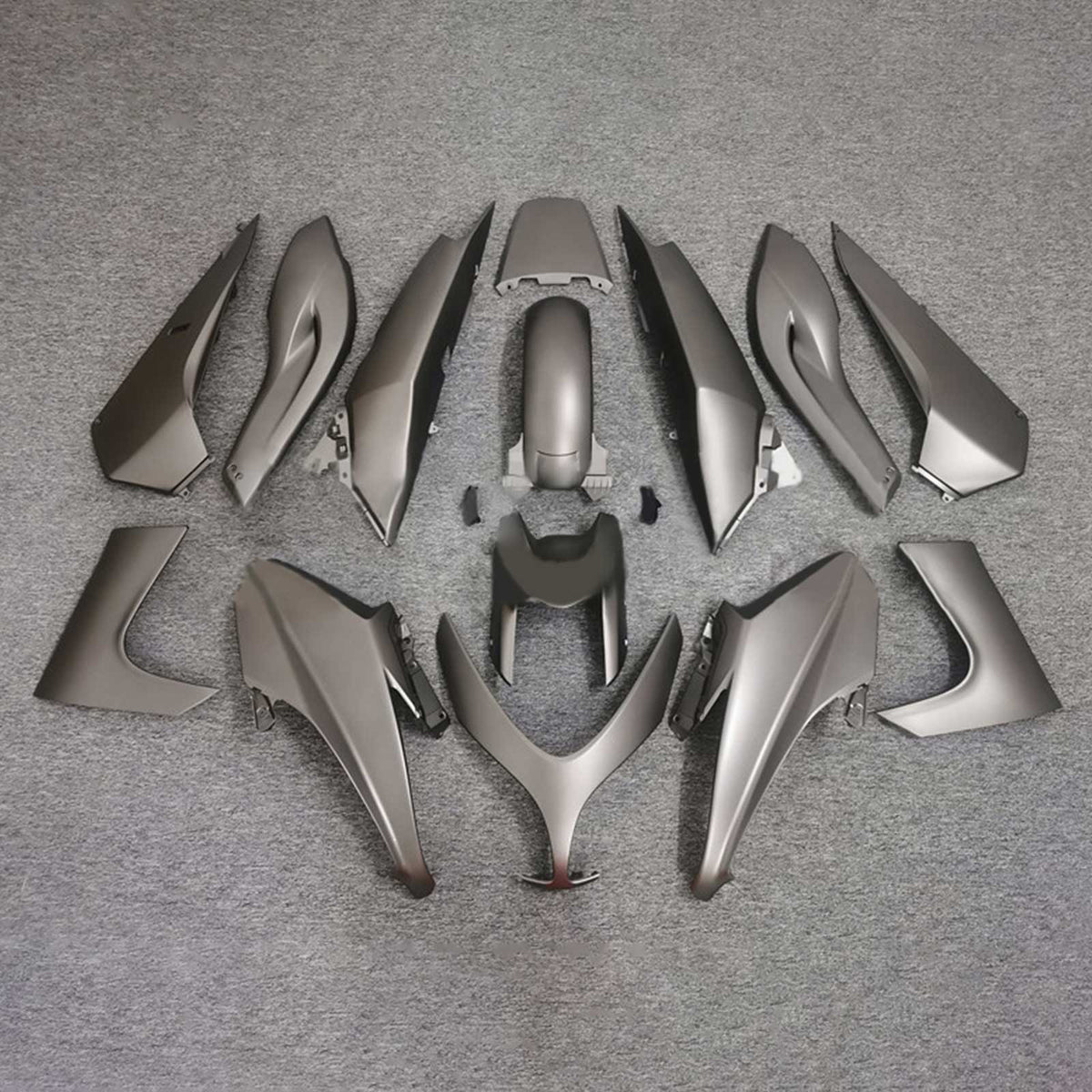 Amotopart 2008-2012 Yamaha TMAX XP500 zwartgrijze kuipset
