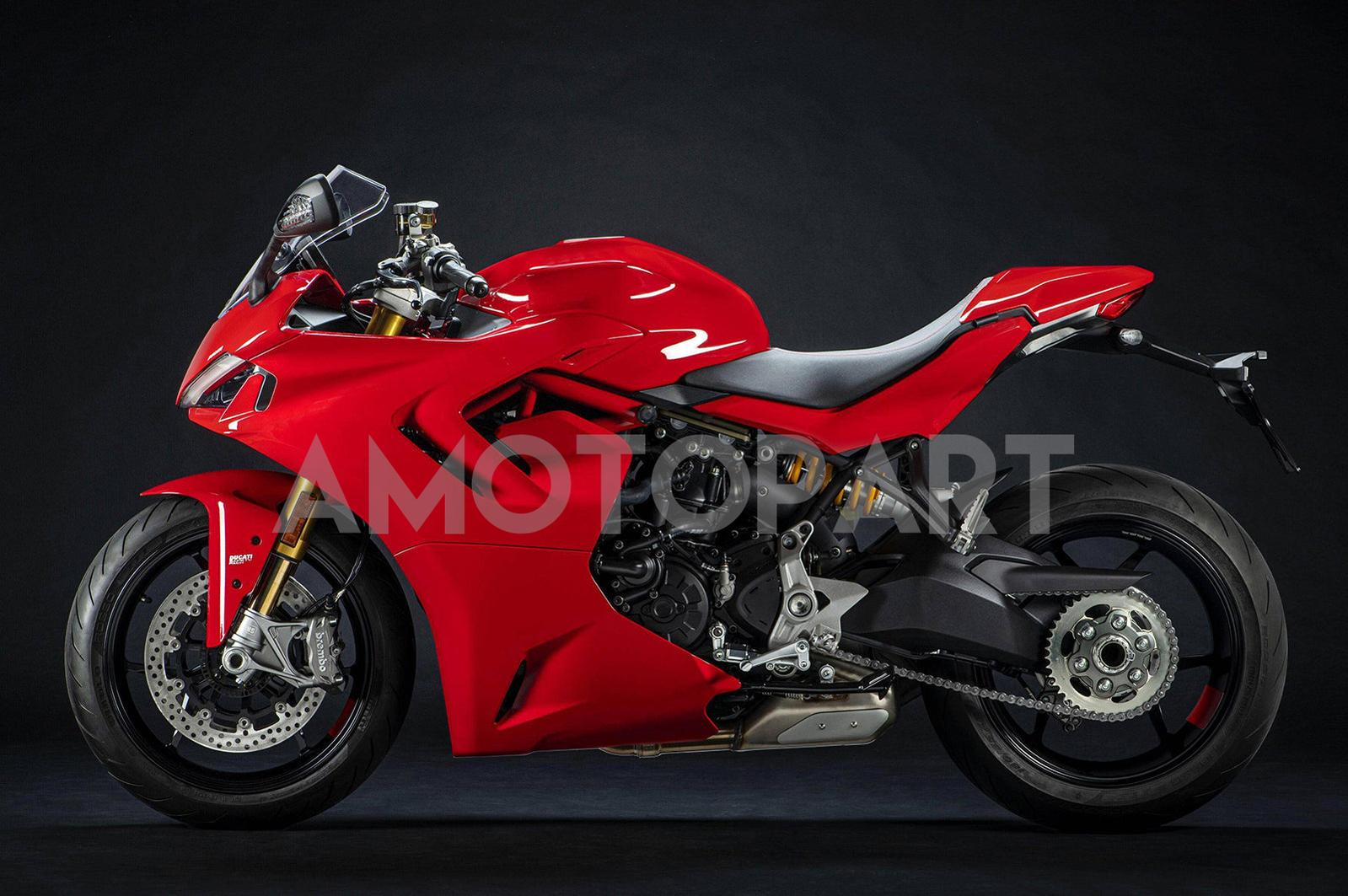 Amotopart Kit carena Ducati Supersport 950 / 950S Rosso Nero 2021-2024