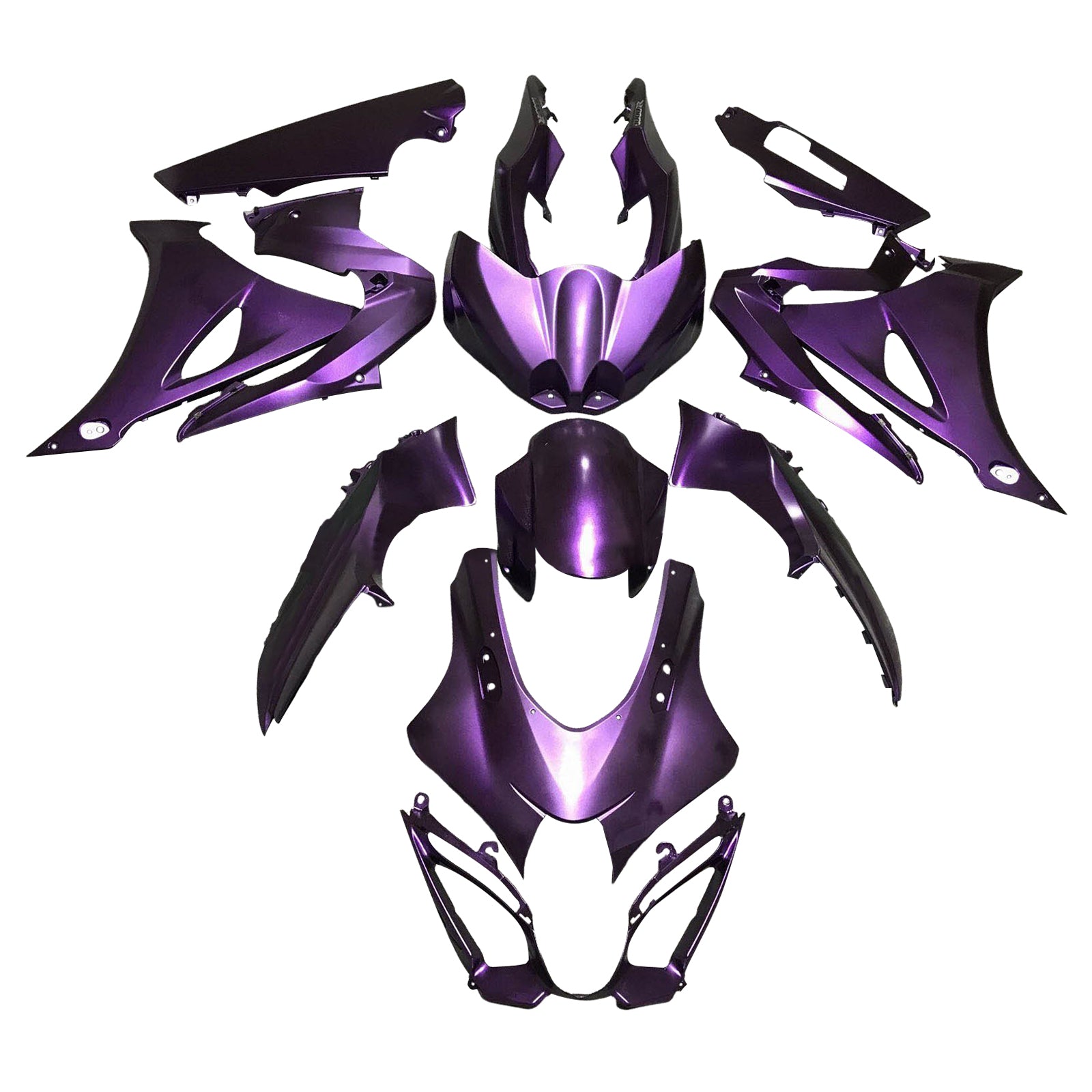 Amotopart 2017-2025 Suzuki GSXR1000 Purple Fairing Kit