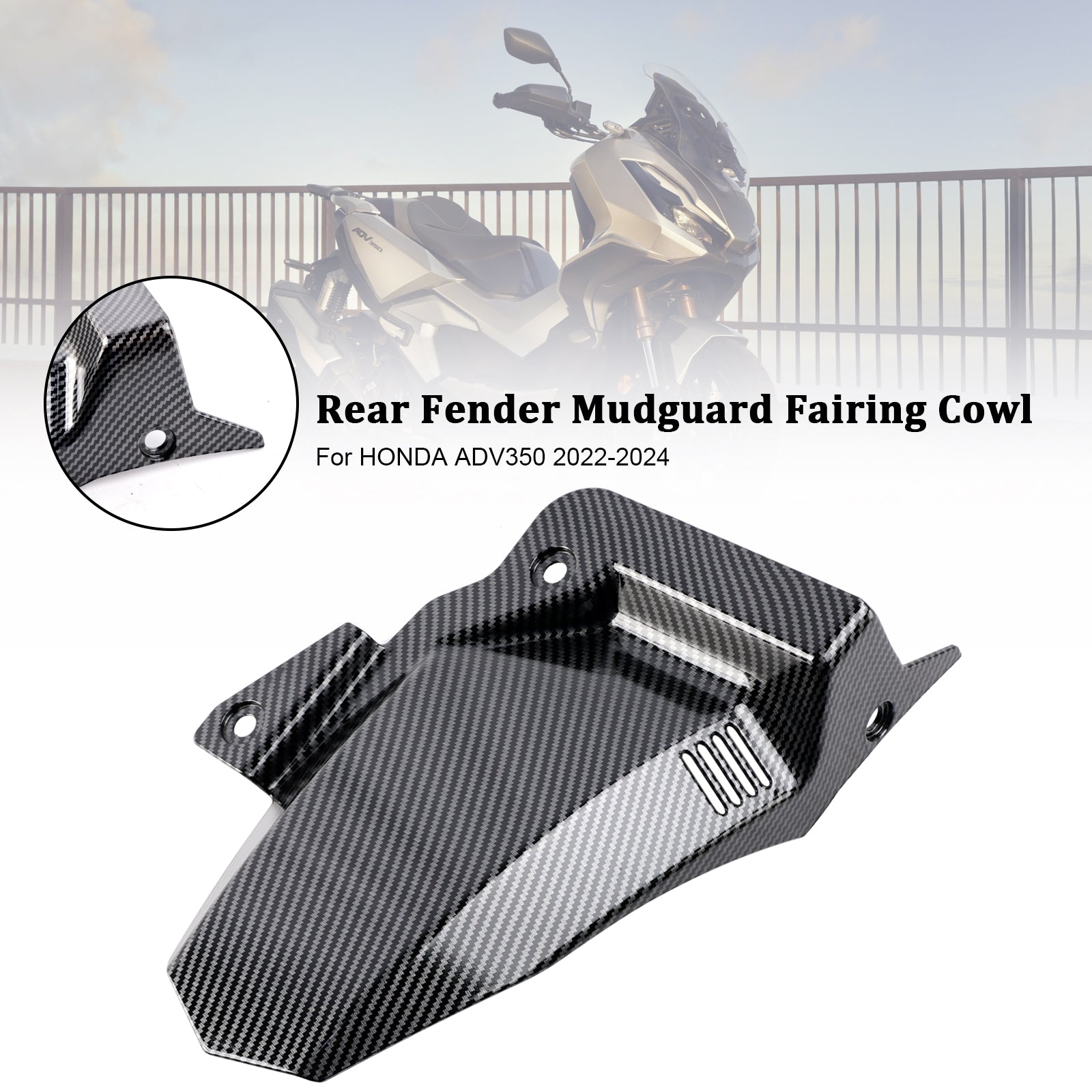 22-24 HONDA ADV350 guardabarros trasero carenado