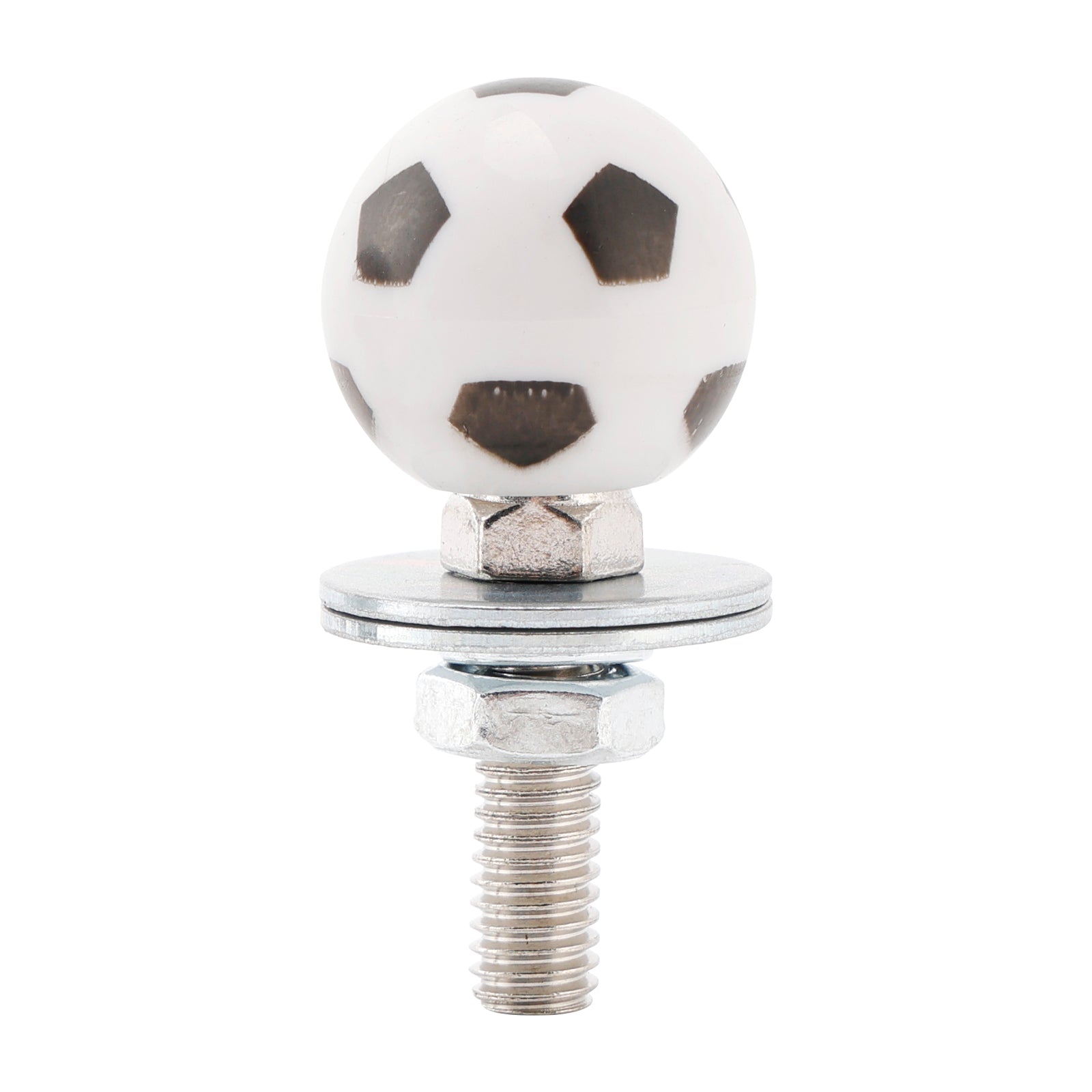 X2 M6 Plastic Custom Head Soccer License Plate Frame Screws Bolts Hardware