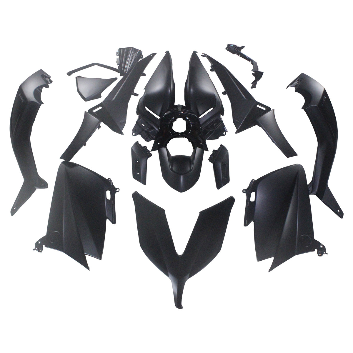 Amotopart 2015-2016 Yamaha TMAX530 Gray Black Fairing Kit