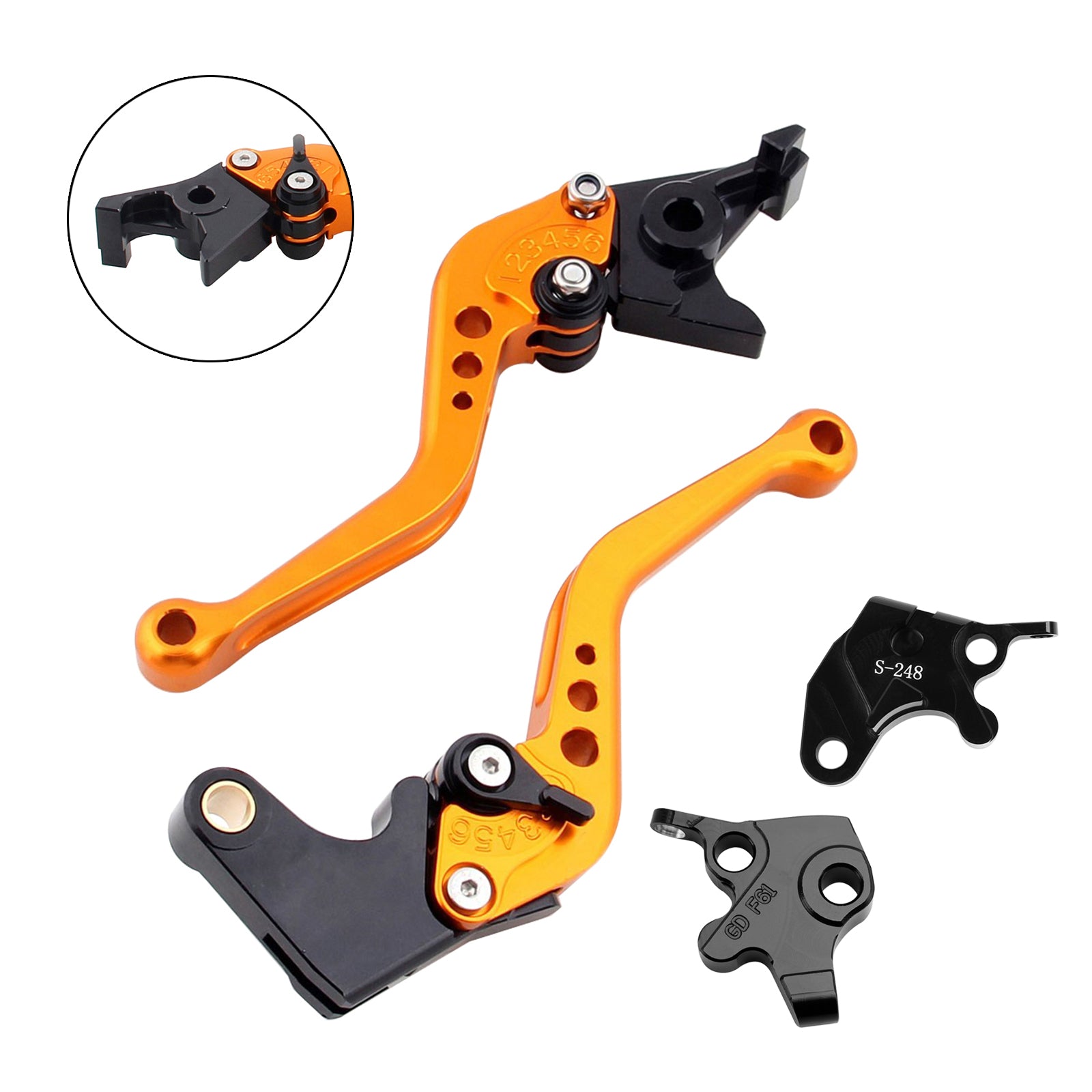 YAMAHA YZF R125 2008-2011 NEW Short Clutch Brake Lever