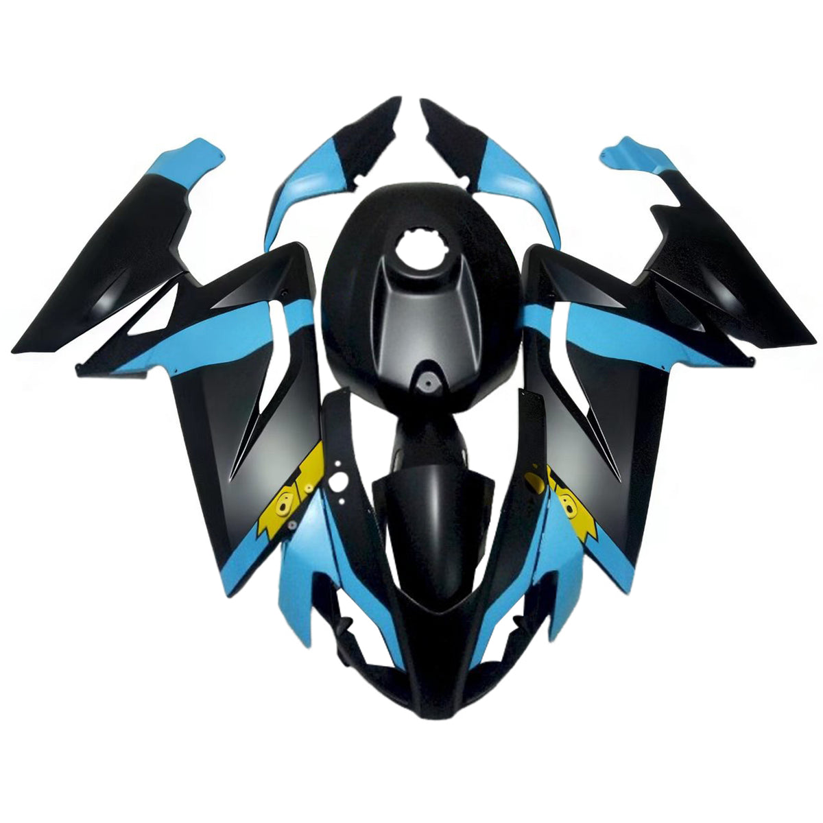 Amotopart 2006-2011 Aprilia RS125 Black Blue Fairing Kit