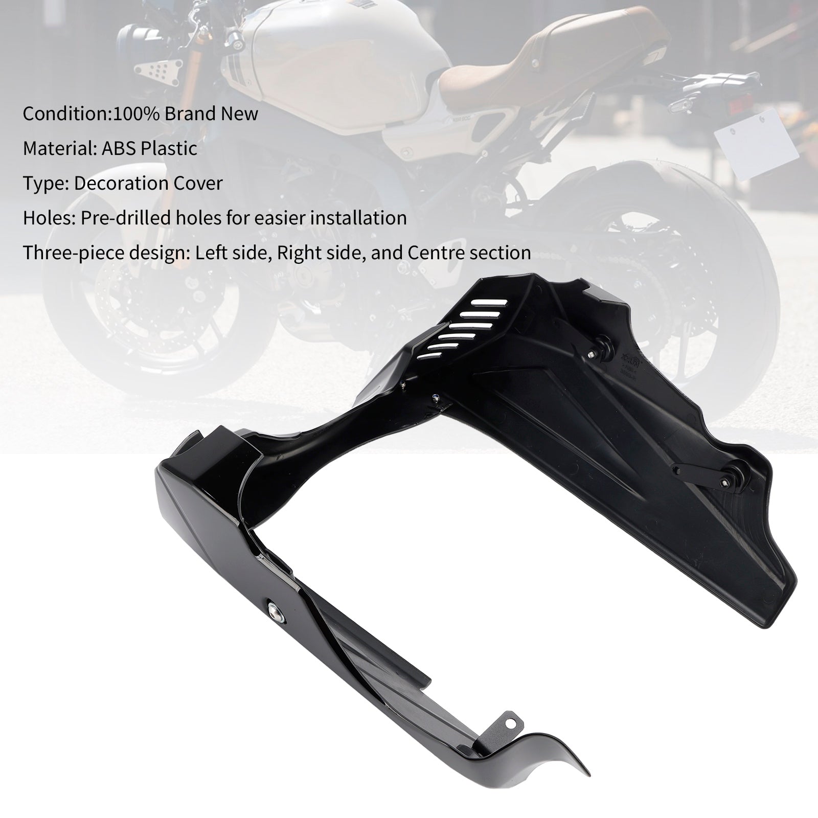 2022-2025 Yamaha XSR900 Belly Pan Lower Engine Spoiler Fairing Cover