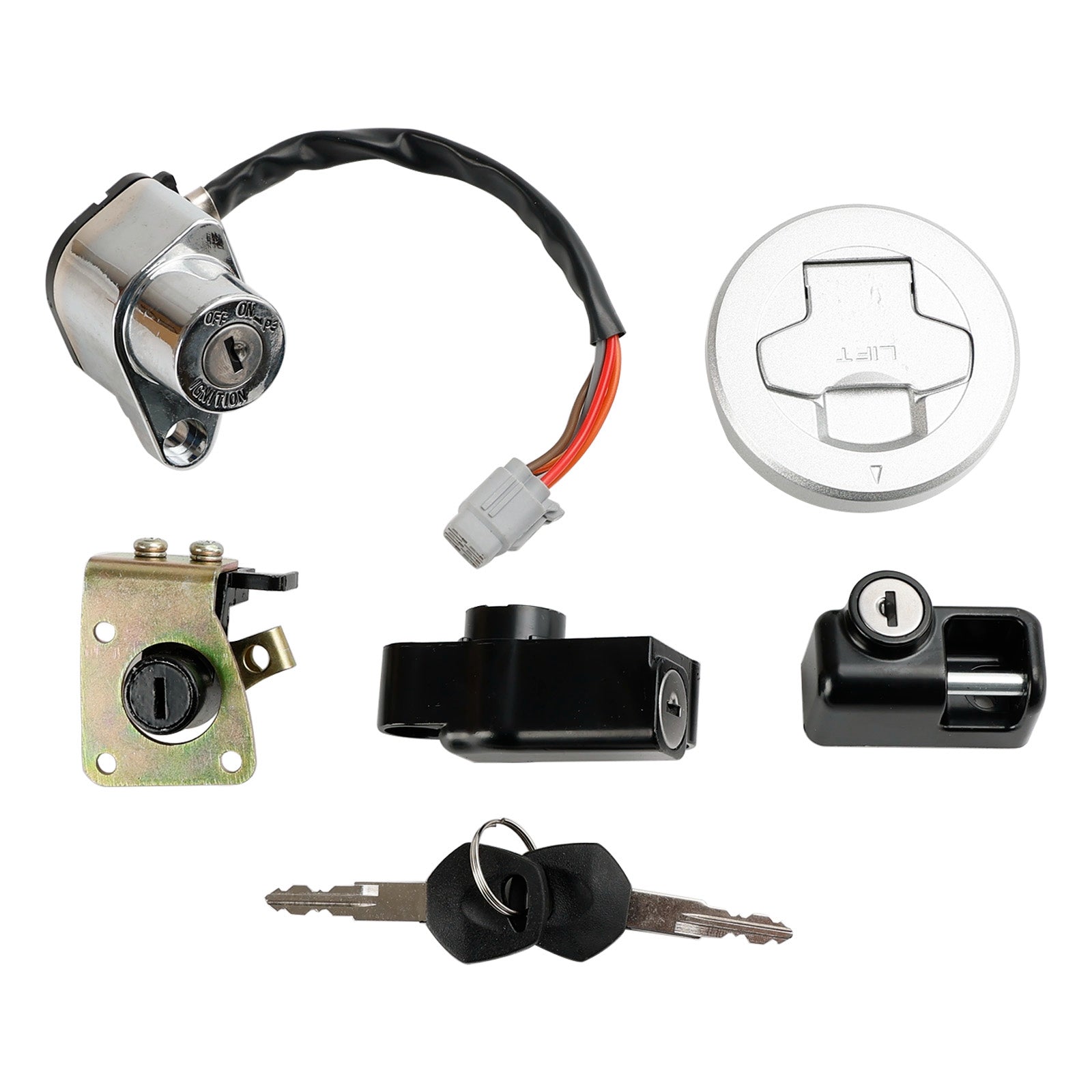 Set di blocco sedile per tappo carburante interruttore di accensione per Suzuki VZ1500 Boulevard M90 09-2019