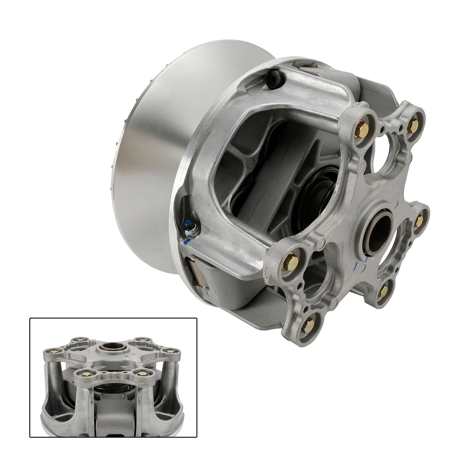 Front Clutch Variator Pulley Set 1323581 For Polaris Rzr Turbo Pro Xp Ultimate