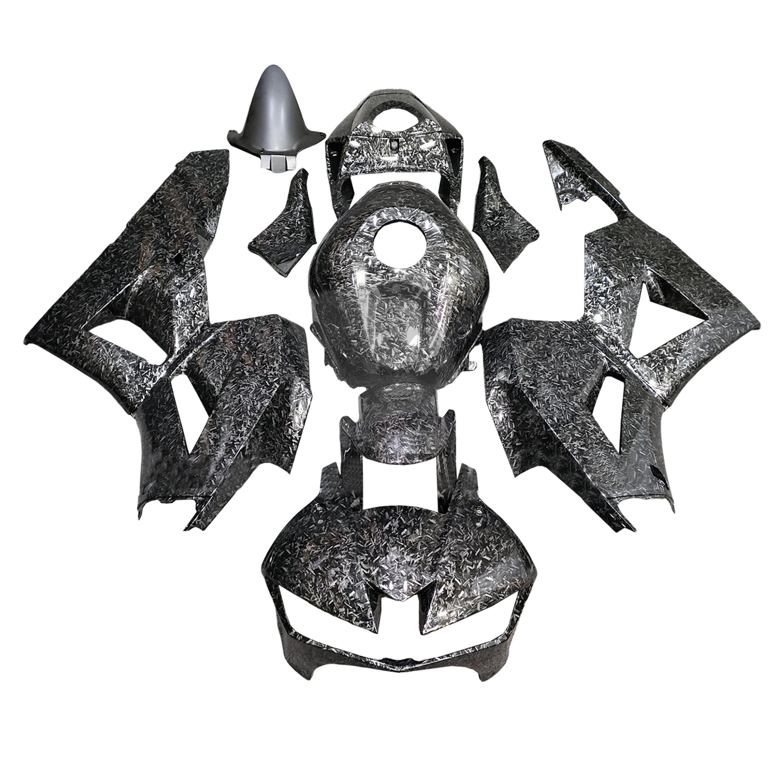 Amotopart 13-25 US ver. & 13-23 European ver. Honda CBR600RR Forged Carbon Fiber Patterns Fairing Kit