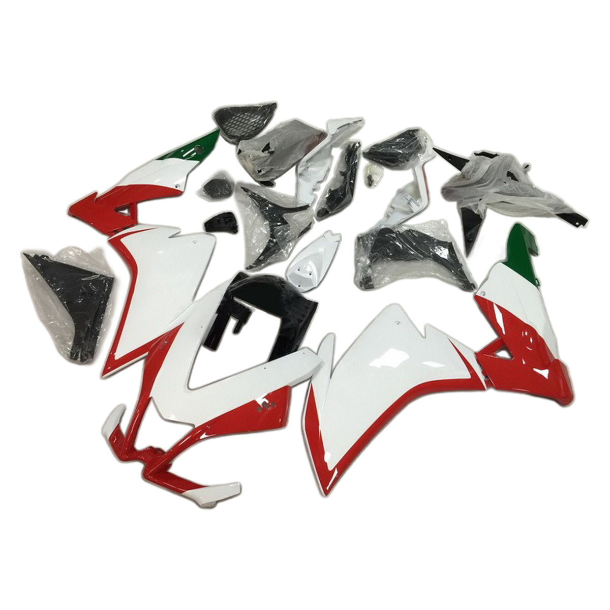Amotopart 2009-2015 Aprilia RSV4 1000 bílá sada kapotáže