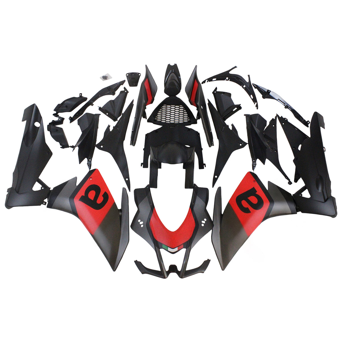 Amotopart 2009-2015 Aprilia RSV4 1000 Black Fairing Kit