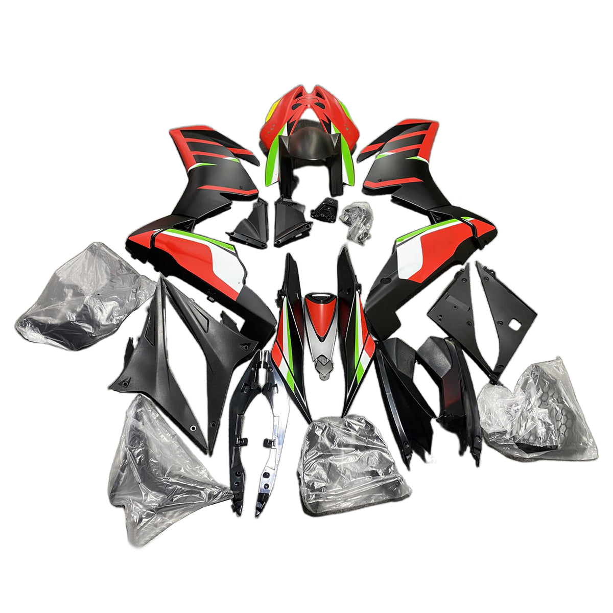 Amotopart 2009-2015 Aprilia RSV4 1000 zwart rood wit kuipset