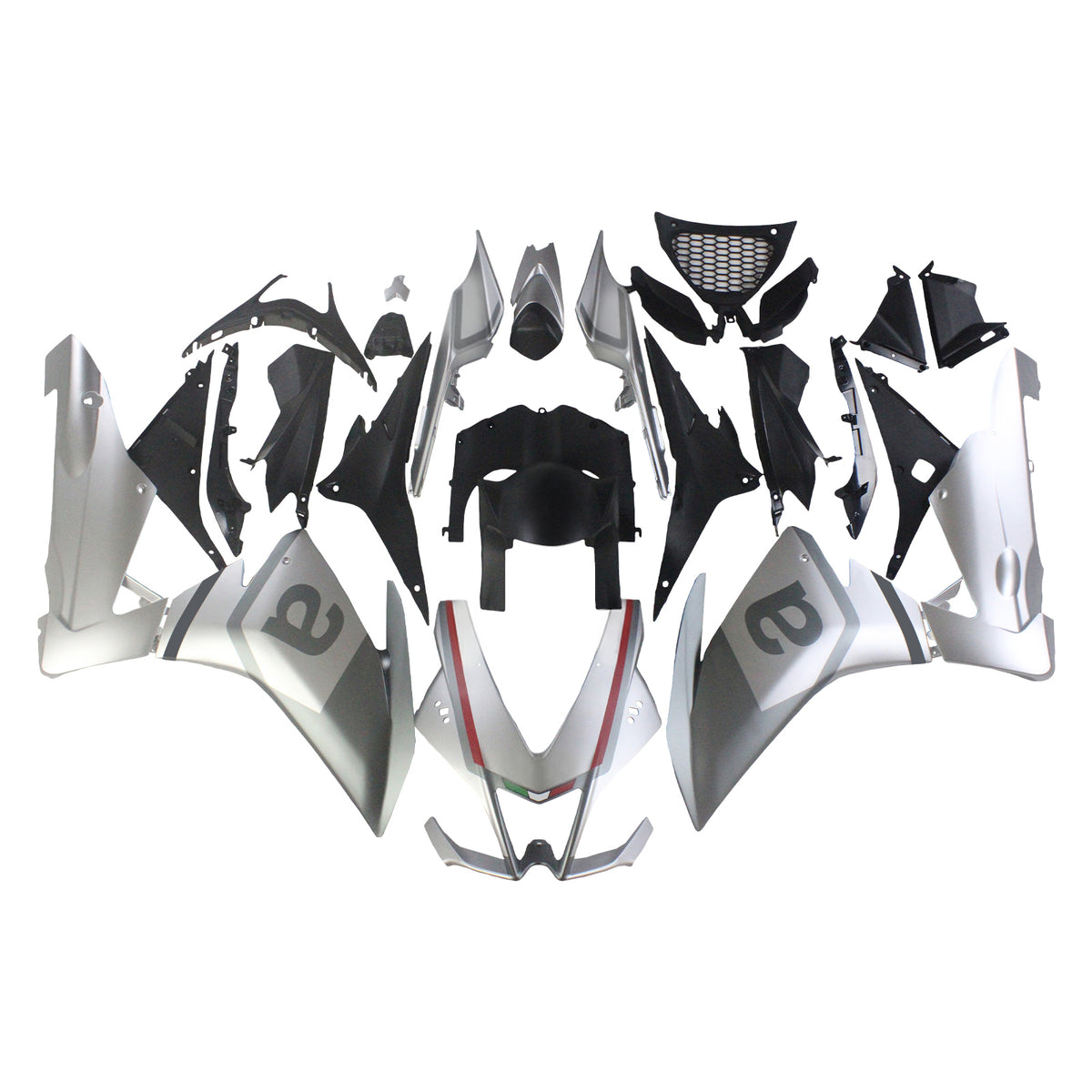 Amotopart 2009-2015 Aprilia RSV4 1000 zilveren kuipset