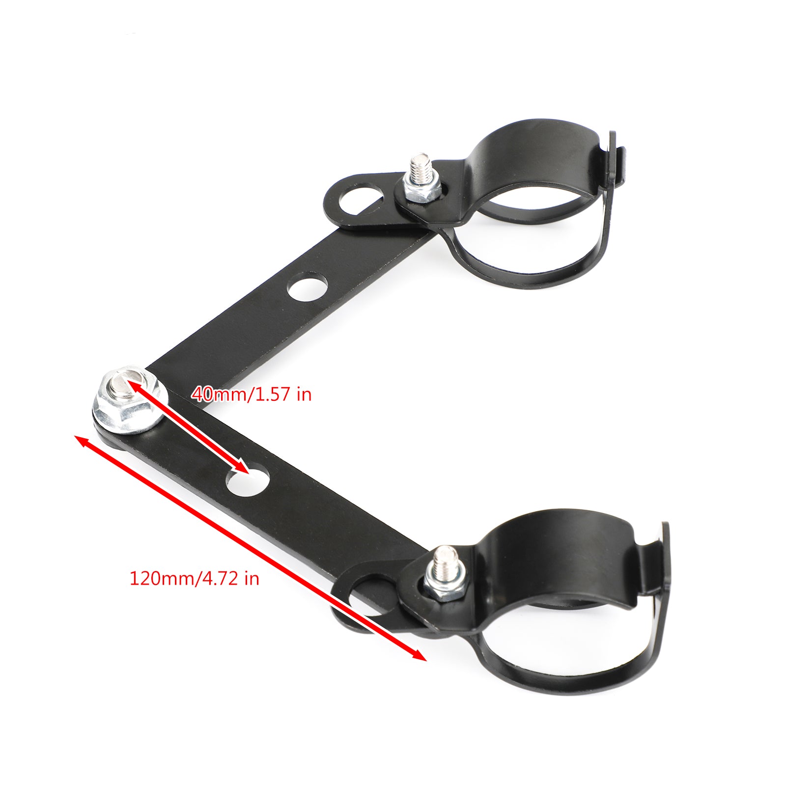 28mm - 41mm Fork Motocicleta Adaptador de luminador de cabeçote Surço de montagem do farol