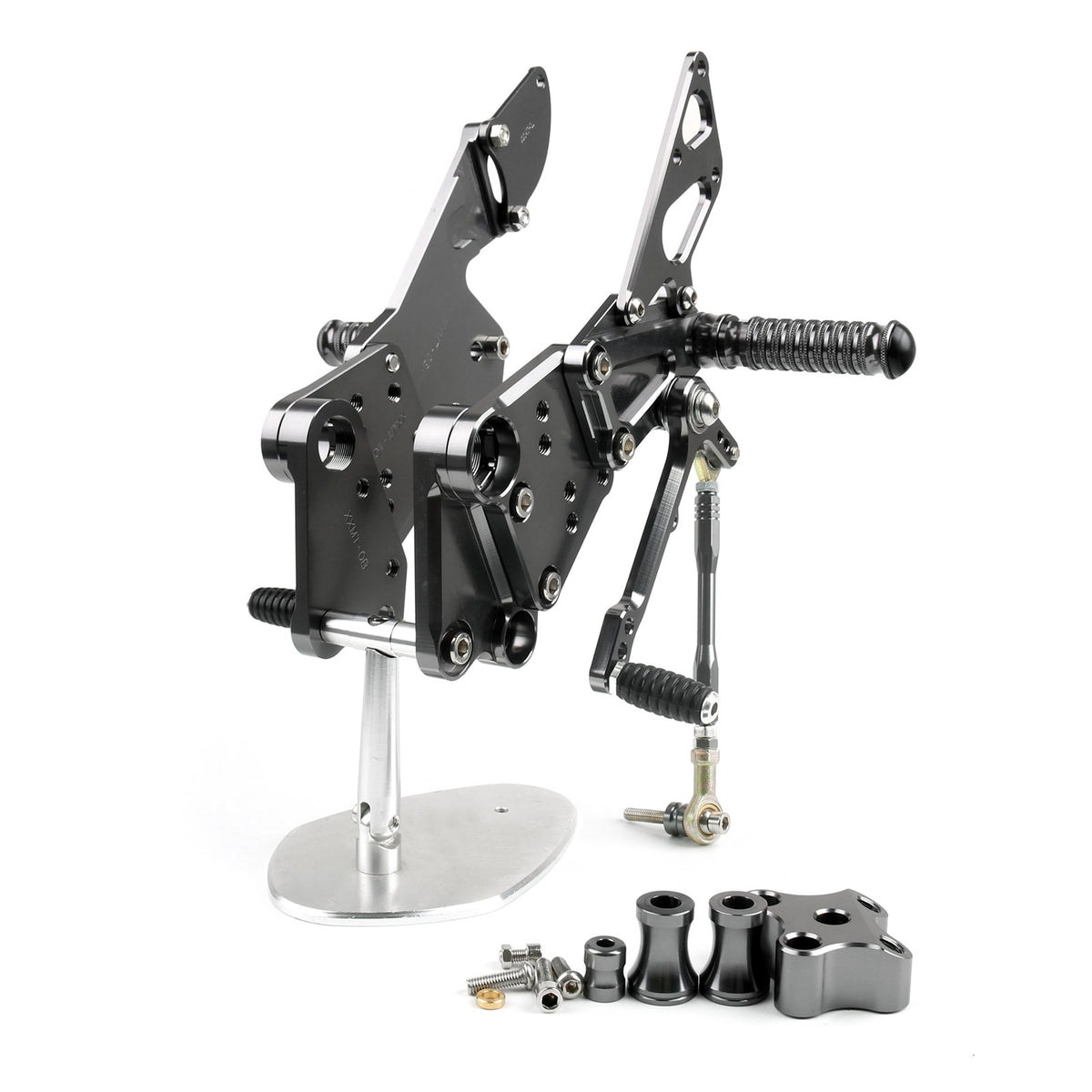 2011-2016 KTM Duke 125 200 390 Pedana posteriore regolabile CNC in titanio