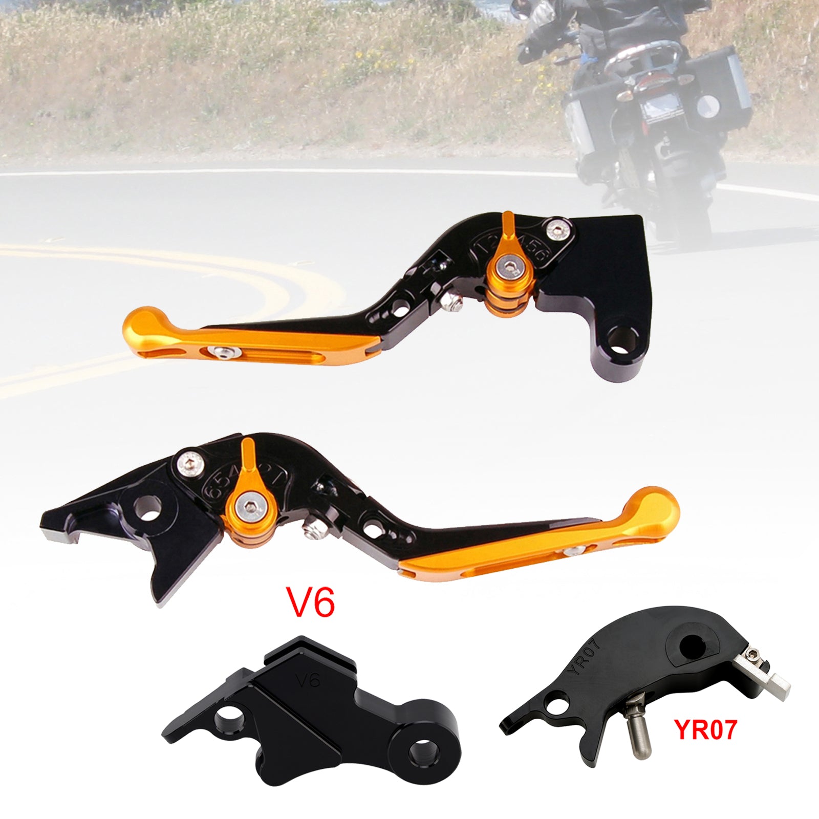 24-25 YAMAHA XSR900 XSR900GP MT-09 MT-09SP Adjustable Clutch Brake Lever