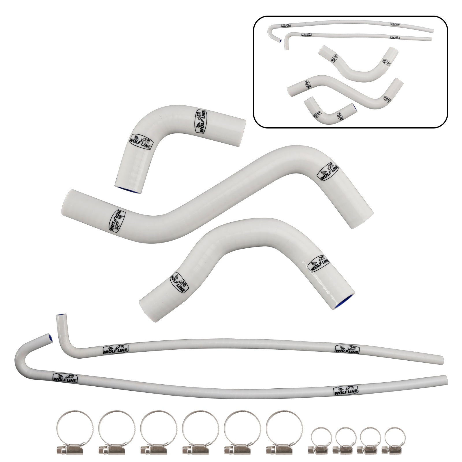 17-24 Kawasaki Z900 & 17-25 Z900RS Silicone Radiator coolant Hose kit