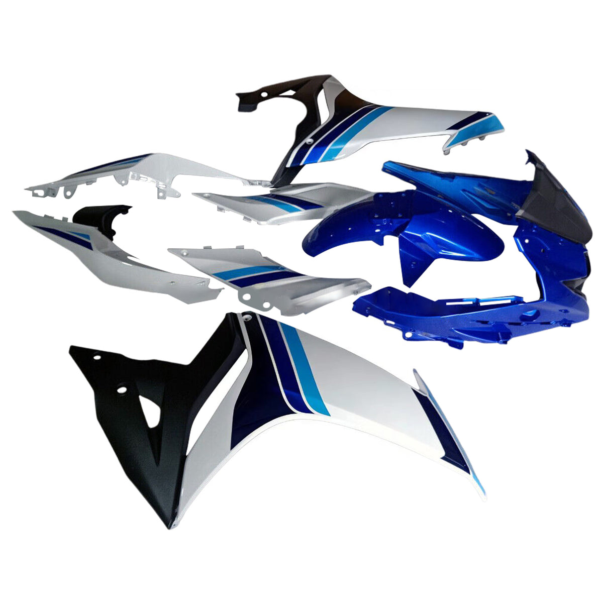 Amotopart 2017-2020 Suzuki GSX250R Blue Black White Gray Fairing Kit