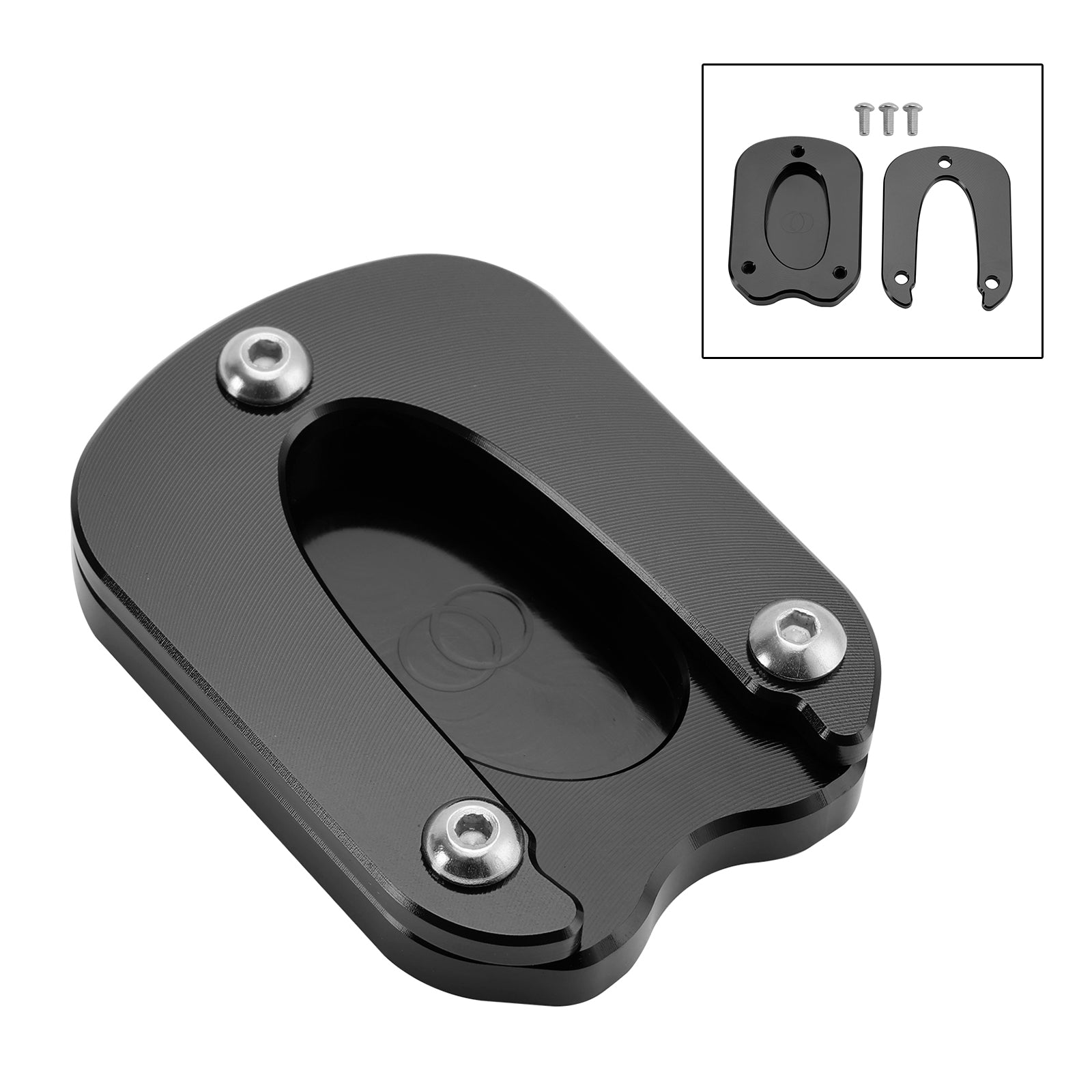 21-23 Almohadilla de placa ampliada con soporte Meteor 350