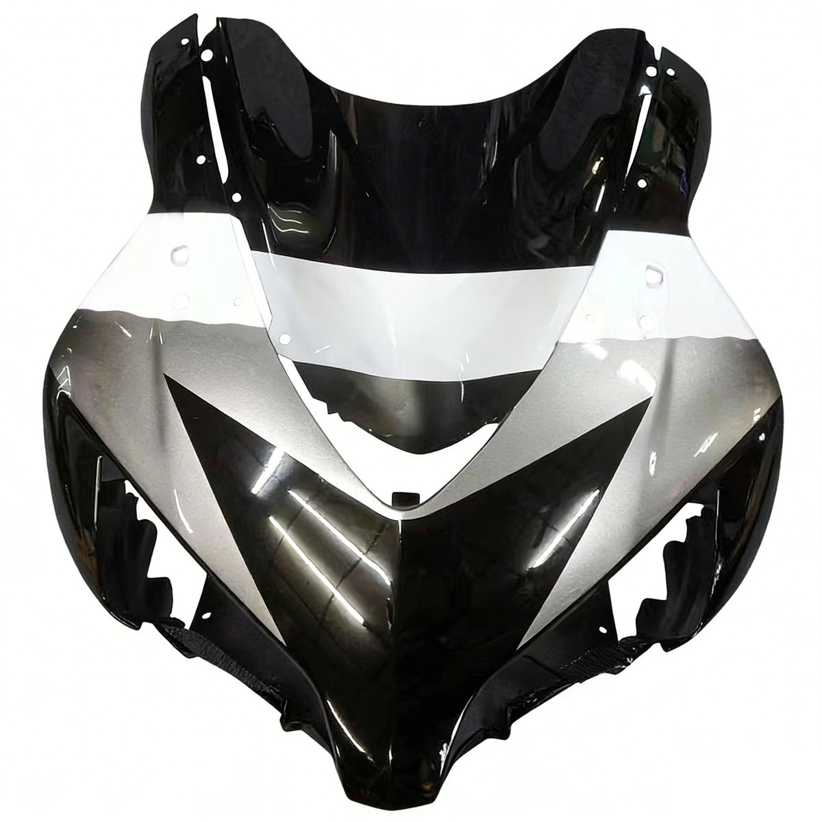 Amotopart 2004-2005 Honda CBR1000RR Silver Black Fairing Kit