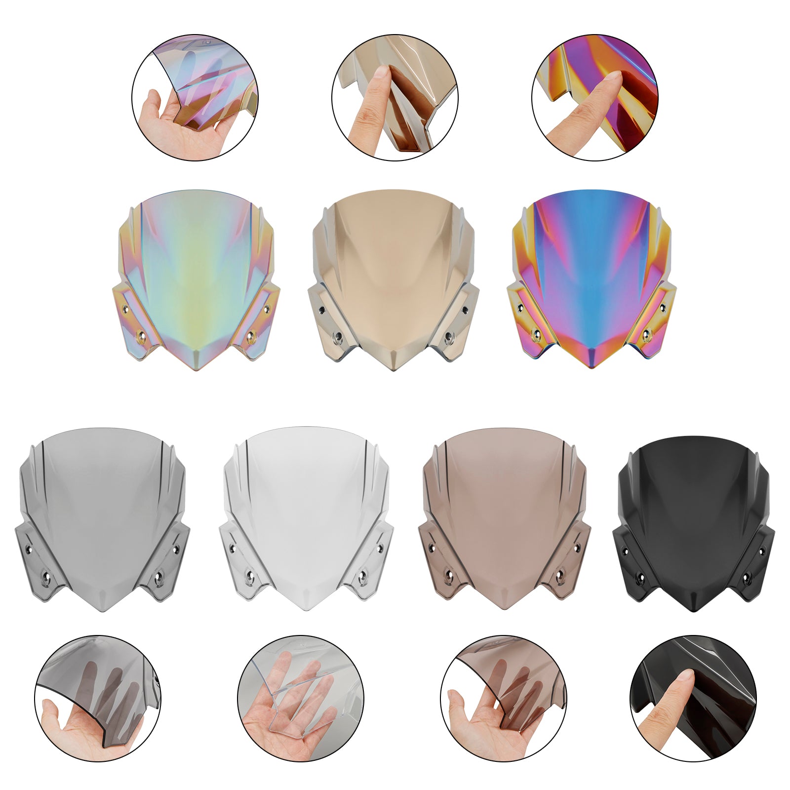 2017-2019 Kawasaki Z650 Windshield Windscreen