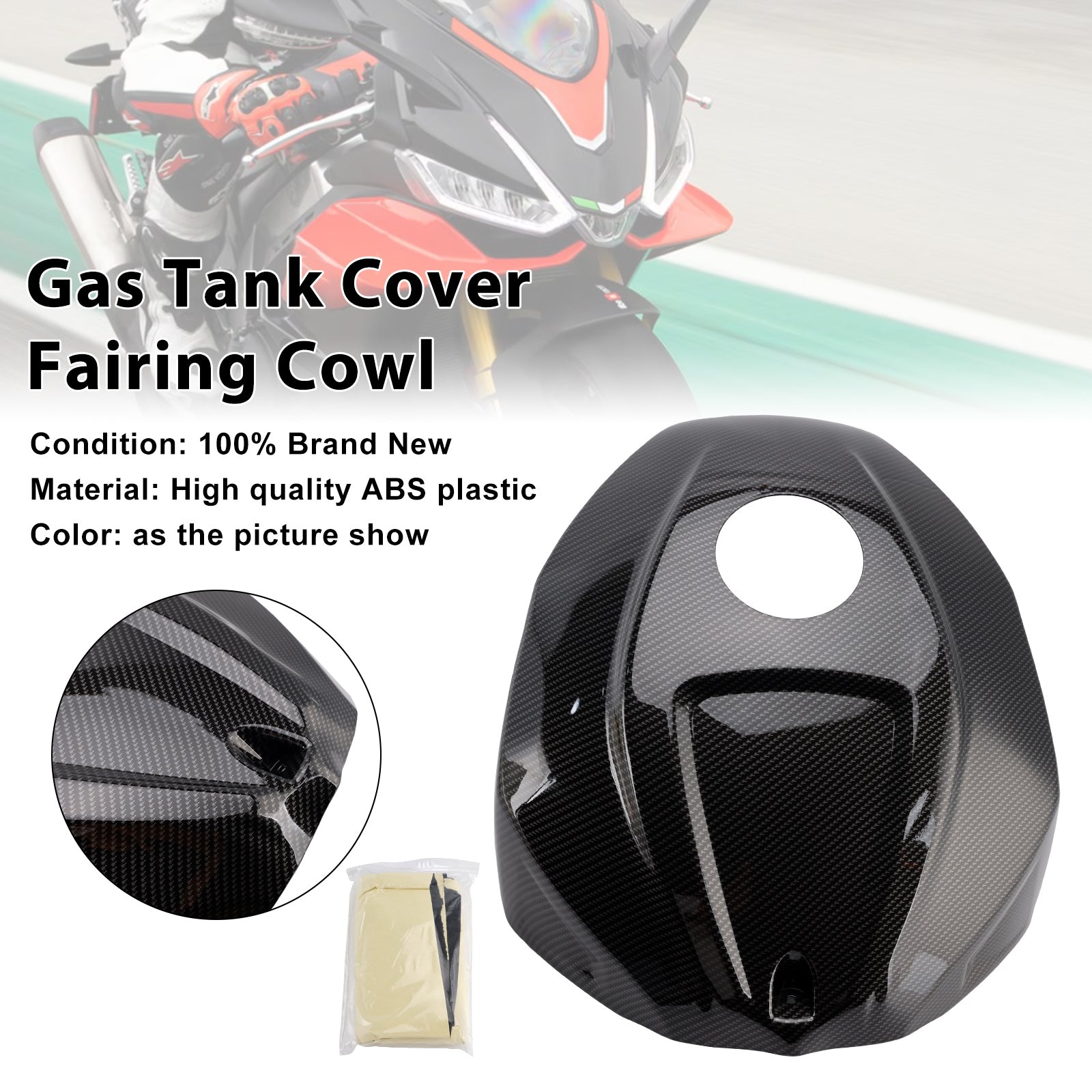 2021-2024 Aprilia RSV4 Gas Tank Cover Trim Fairing Cowl