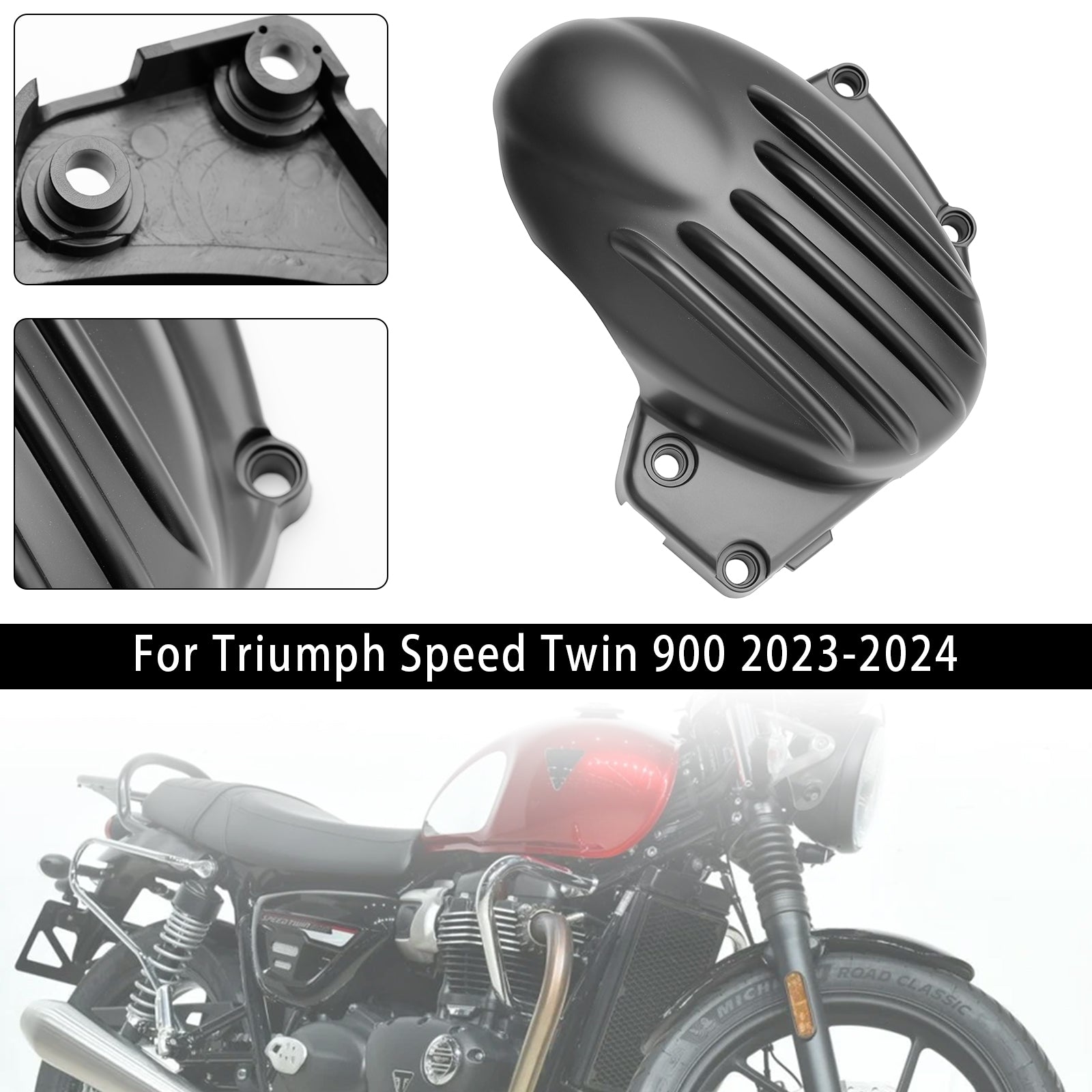 23-24 Speed Twin 900 Front Sprocket Chain Guard Fairing Cover