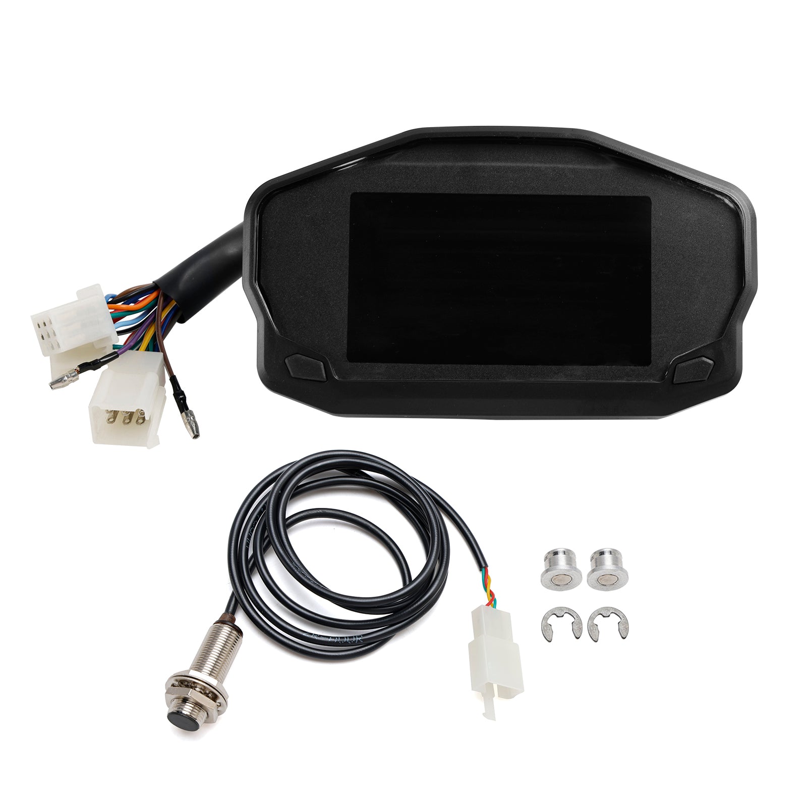 Motorrad Universal Digital LCD 3 Schnittstellenmesser Tachometer Tachometer