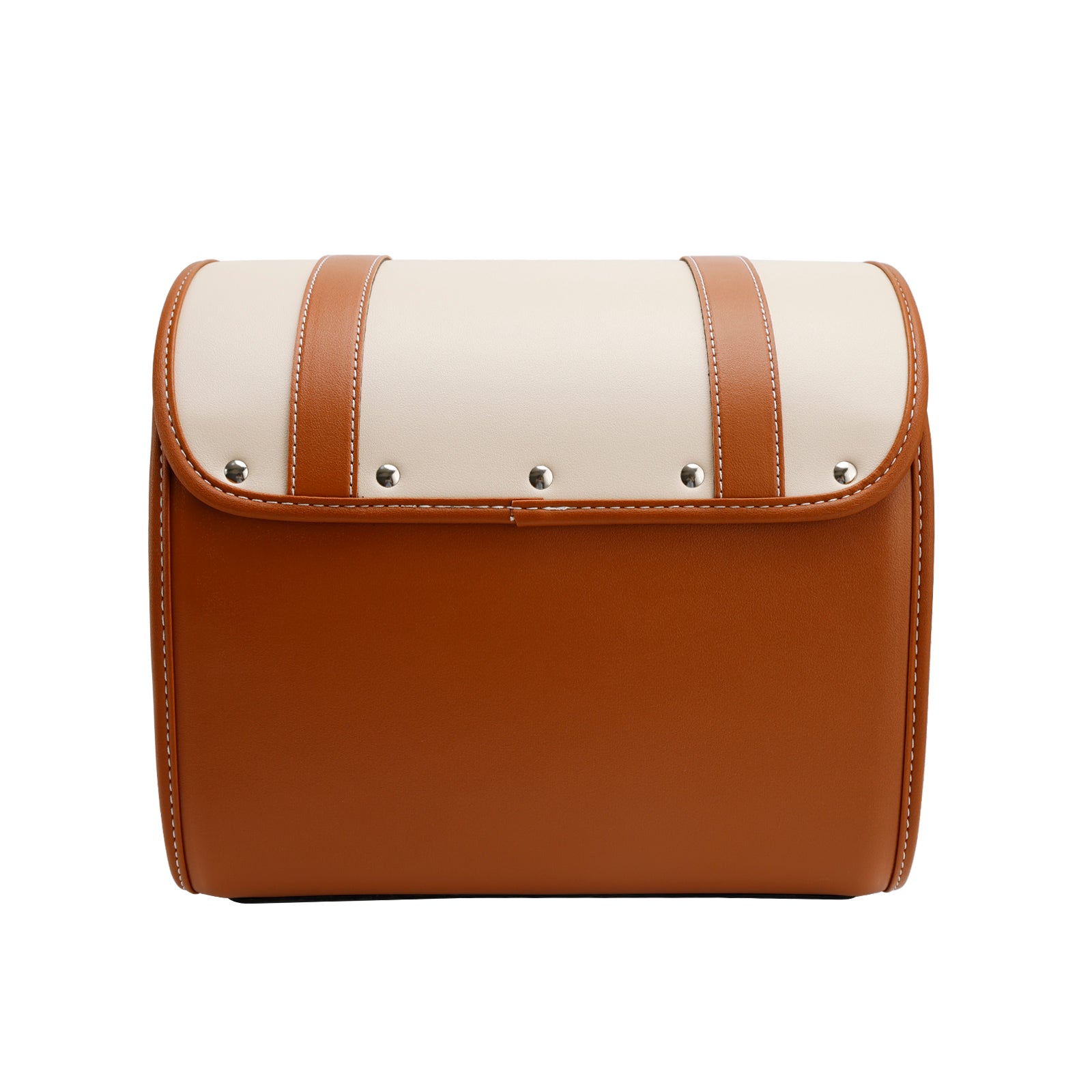 Saddlebag Side Storage Tail Bag Universal Color Matching PU til motorcykel