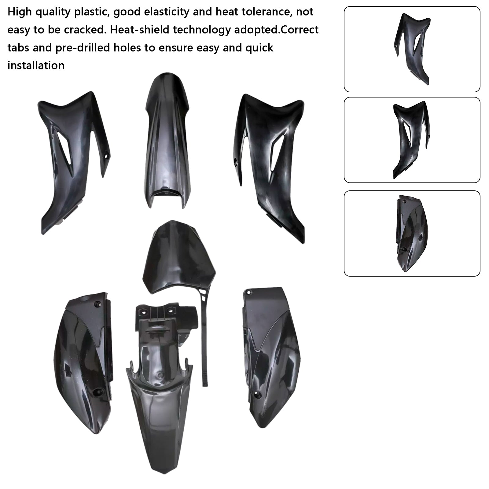Yamaha TTR110 Dirt Bike Body Plastic Kit Fender Faming