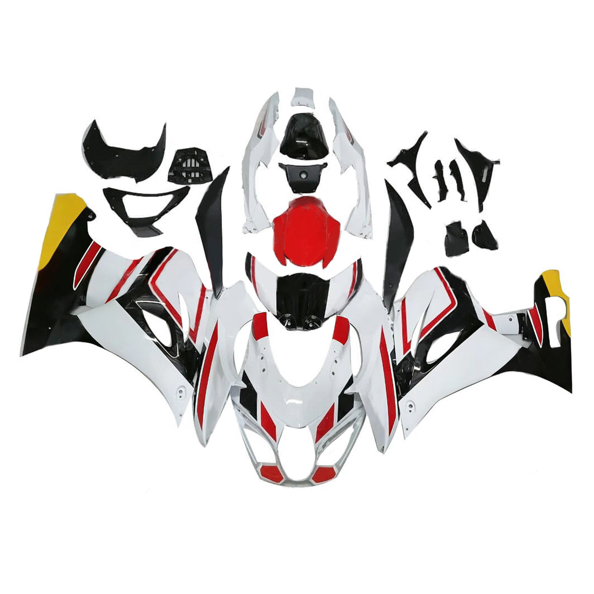 Amotopart 2017-2026 Suzuki GSX-R1000 K17 Black Red White Fairing Kit