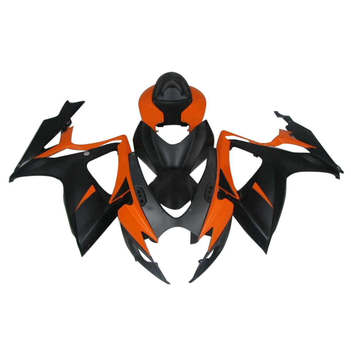 Amotopart 2006-2007 Suzuki GSX-R600 750 K6 Orange Grå Hvid Sort Fairing Kit