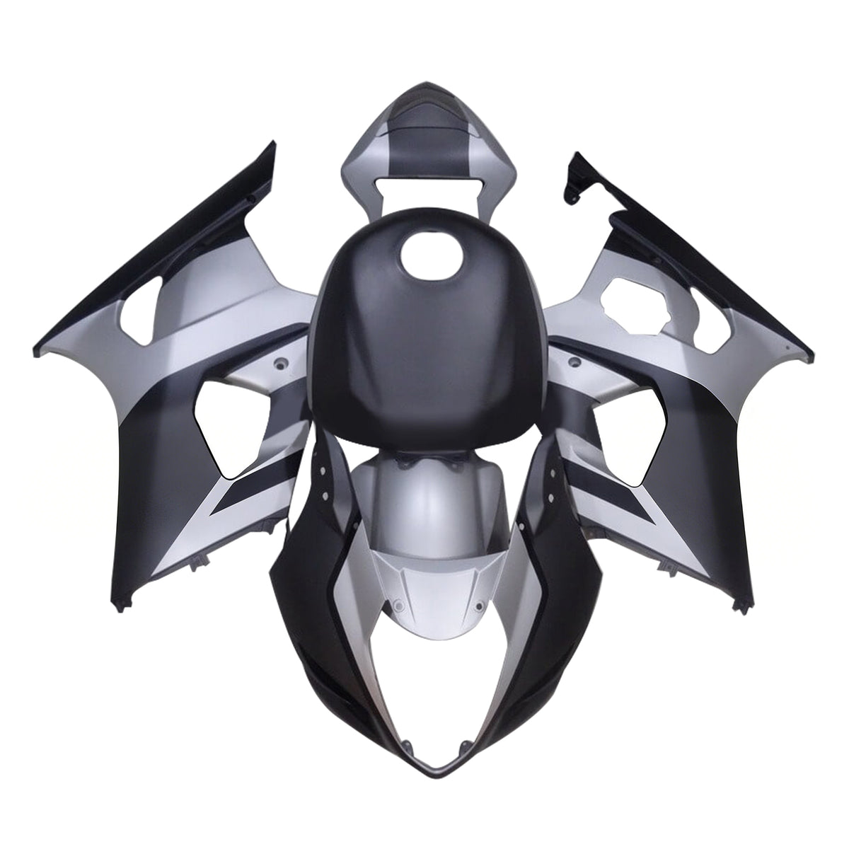 Amotopart 2003-2004 Suzuki GSX-R1000 K3 grijs wit zwart kuipset