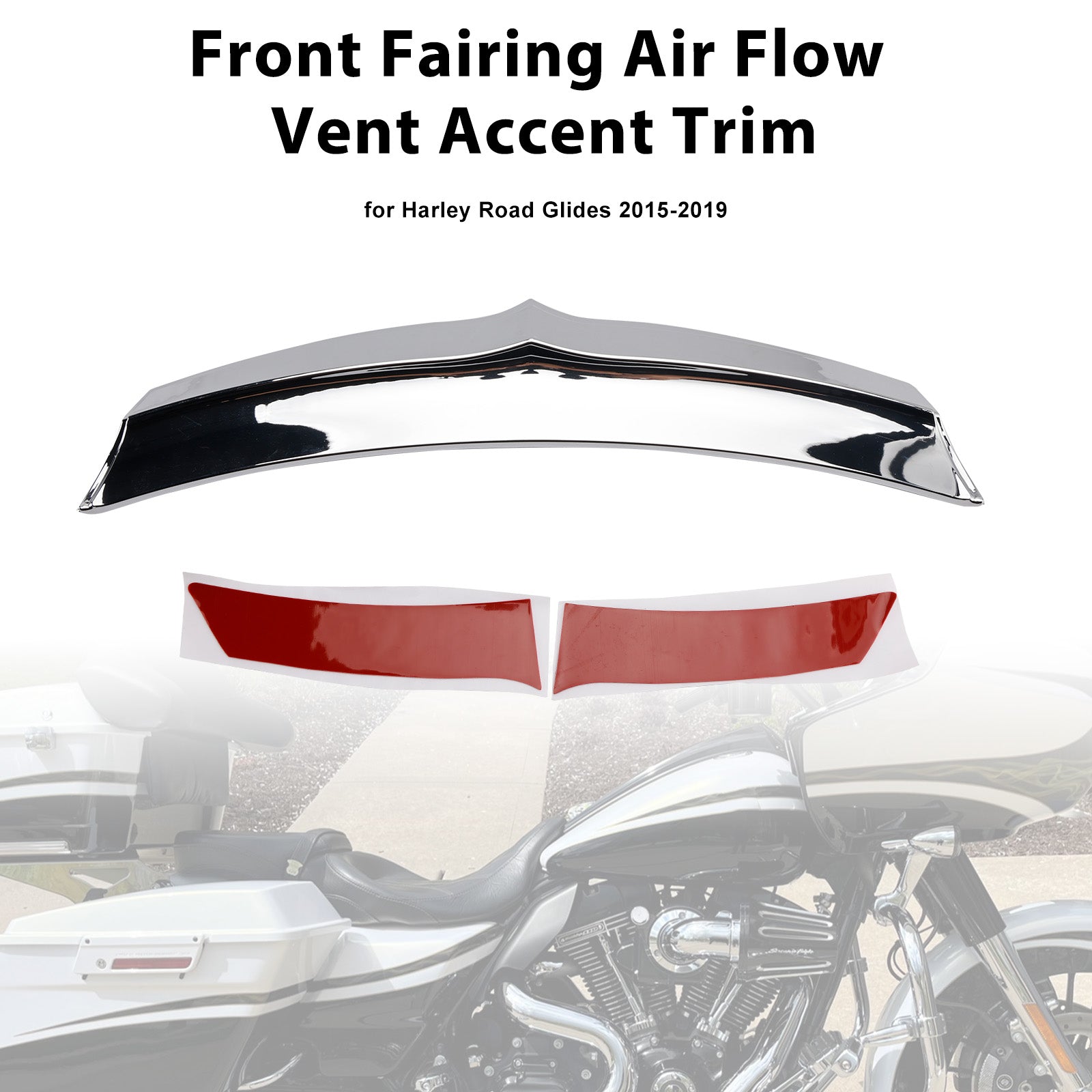 2015-Up Road Glide FLTRX Front Fairing Air Flow Vent Accent Trim
