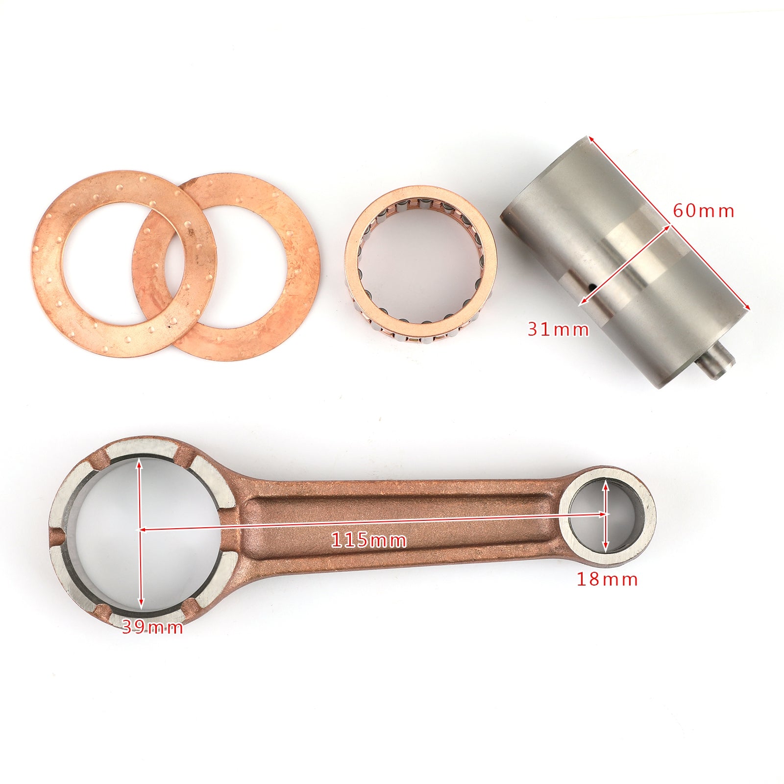 Motorkurbelverbindungsstange Kit für Suzuki 12161-38201 GN DR TU GZ SP LT 250 EF