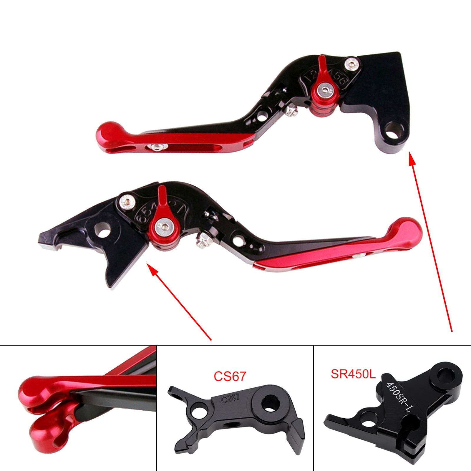 2024-2026 VOGE DS900X 900DSX Adjustable Clutch Brake Lever