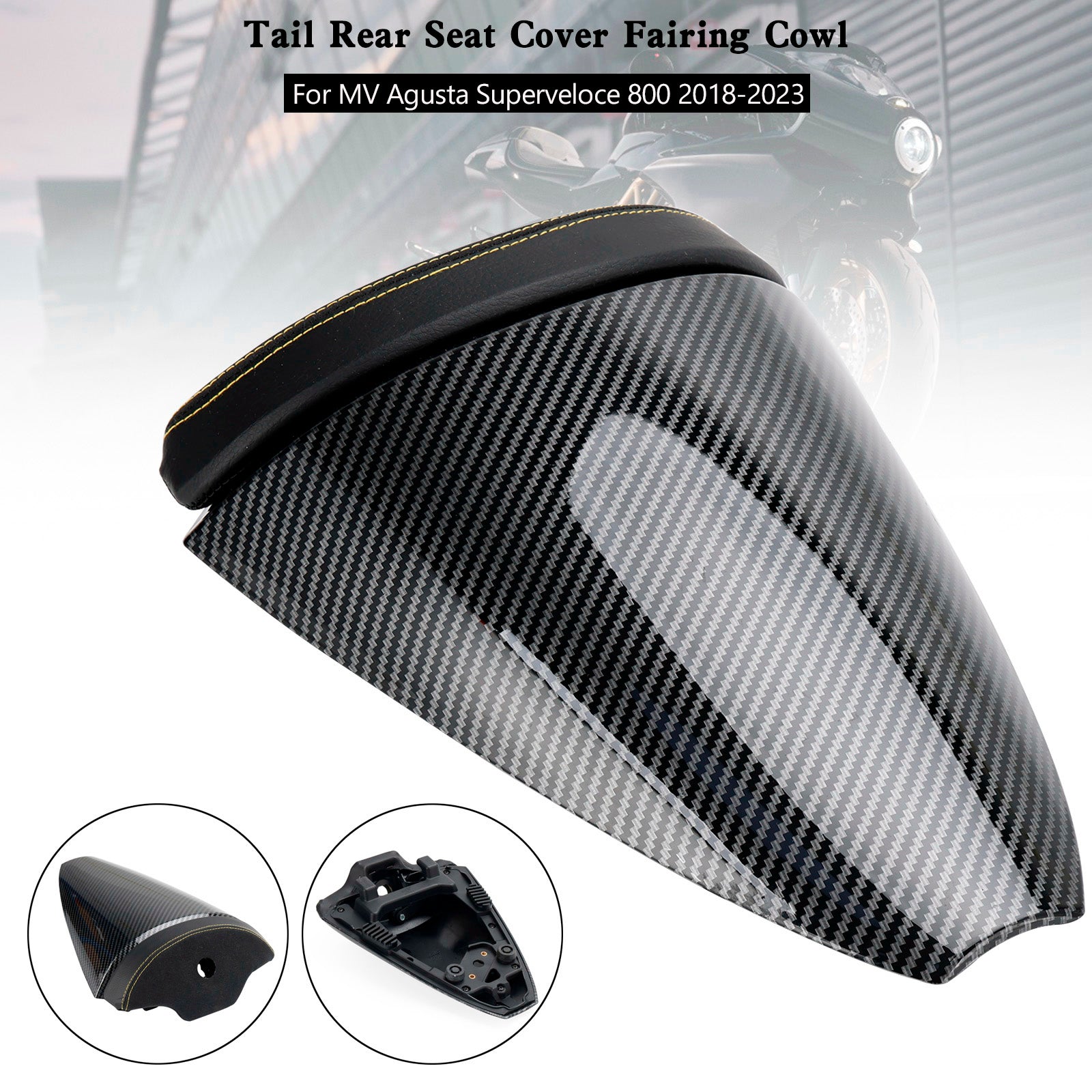 2018-2023 MV Agusta Superveloce 800 Tail Tylna pokrywa siedzenia Fairing Cowl