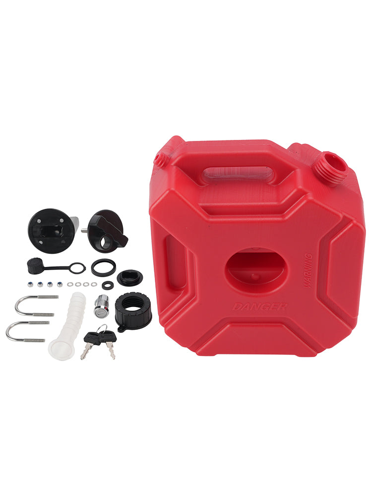 Touring Adventure 5L oliegasbeholder Antistatisk Jerry Can Brændstoftank Rød