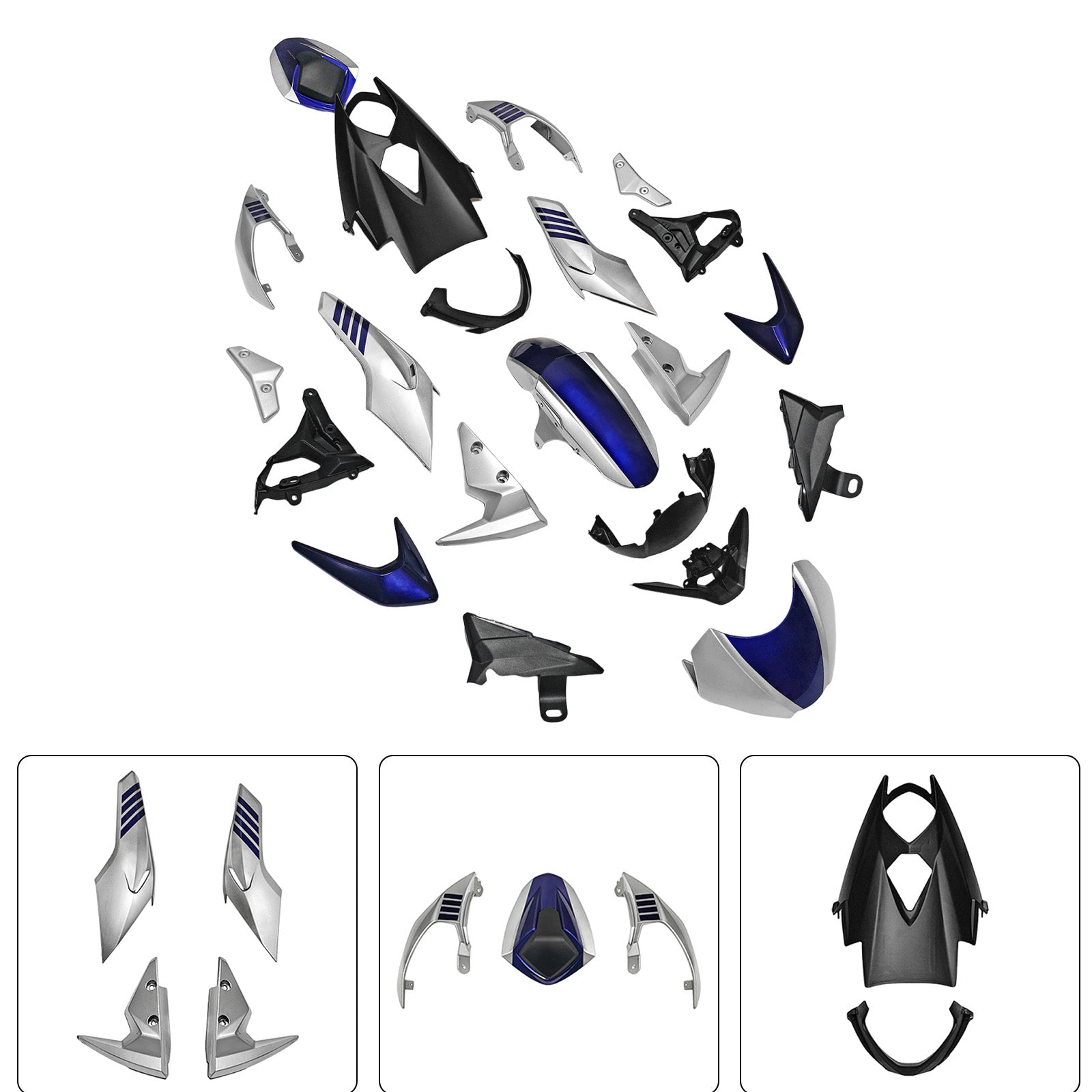 Amotopart 2020-2022 Collection de kits de carénage Triumph Street Triple 765 R/RS