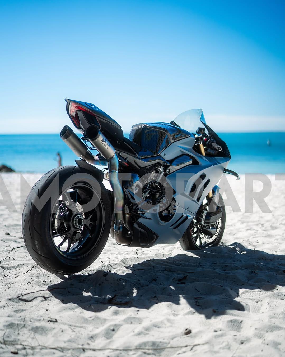 Amotopart Ducati 22-24 PANIGALE V4 V4S Black White Reading Kit