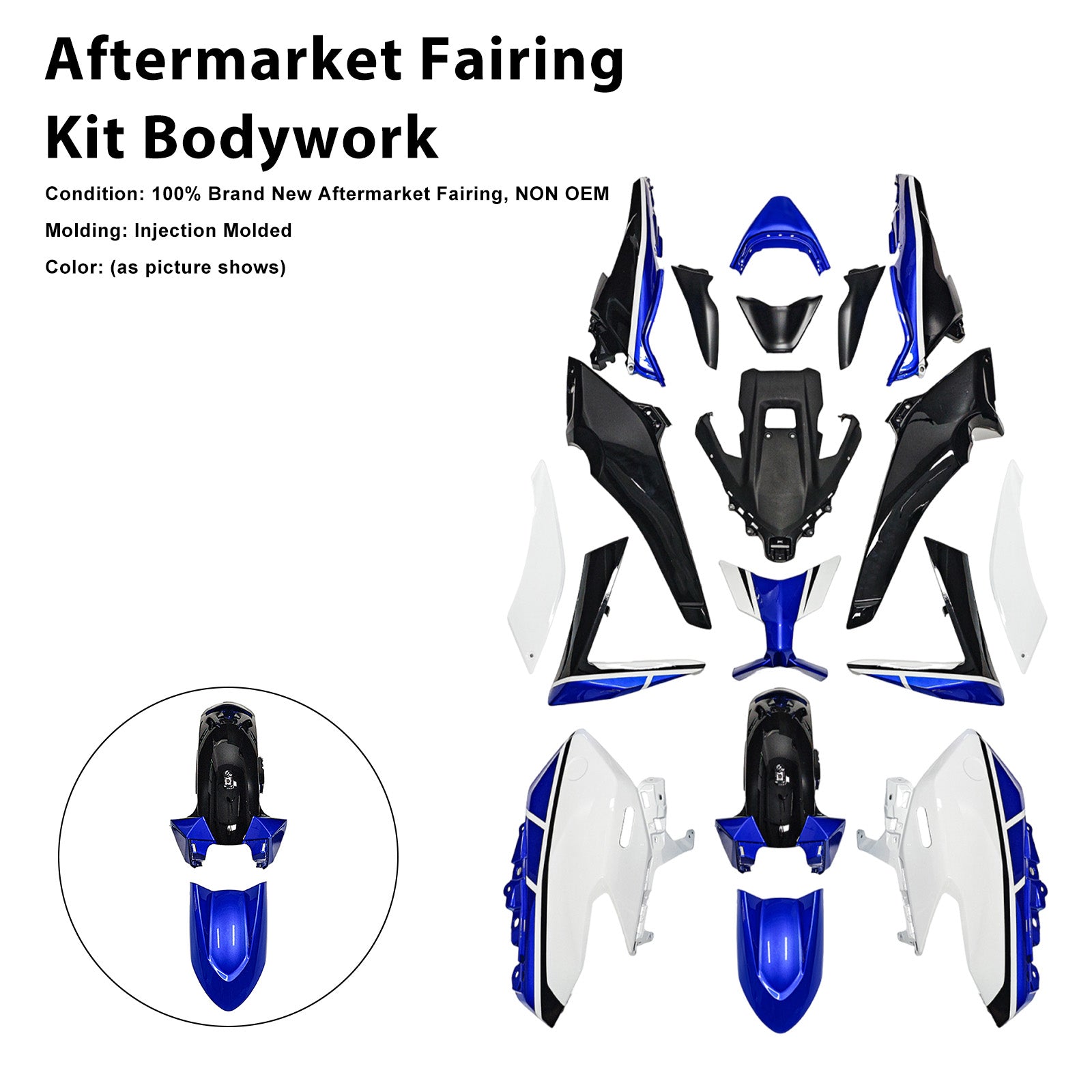 Amotopart 2025-2026 Yamaha TMAX560 Fairing Kit Collection