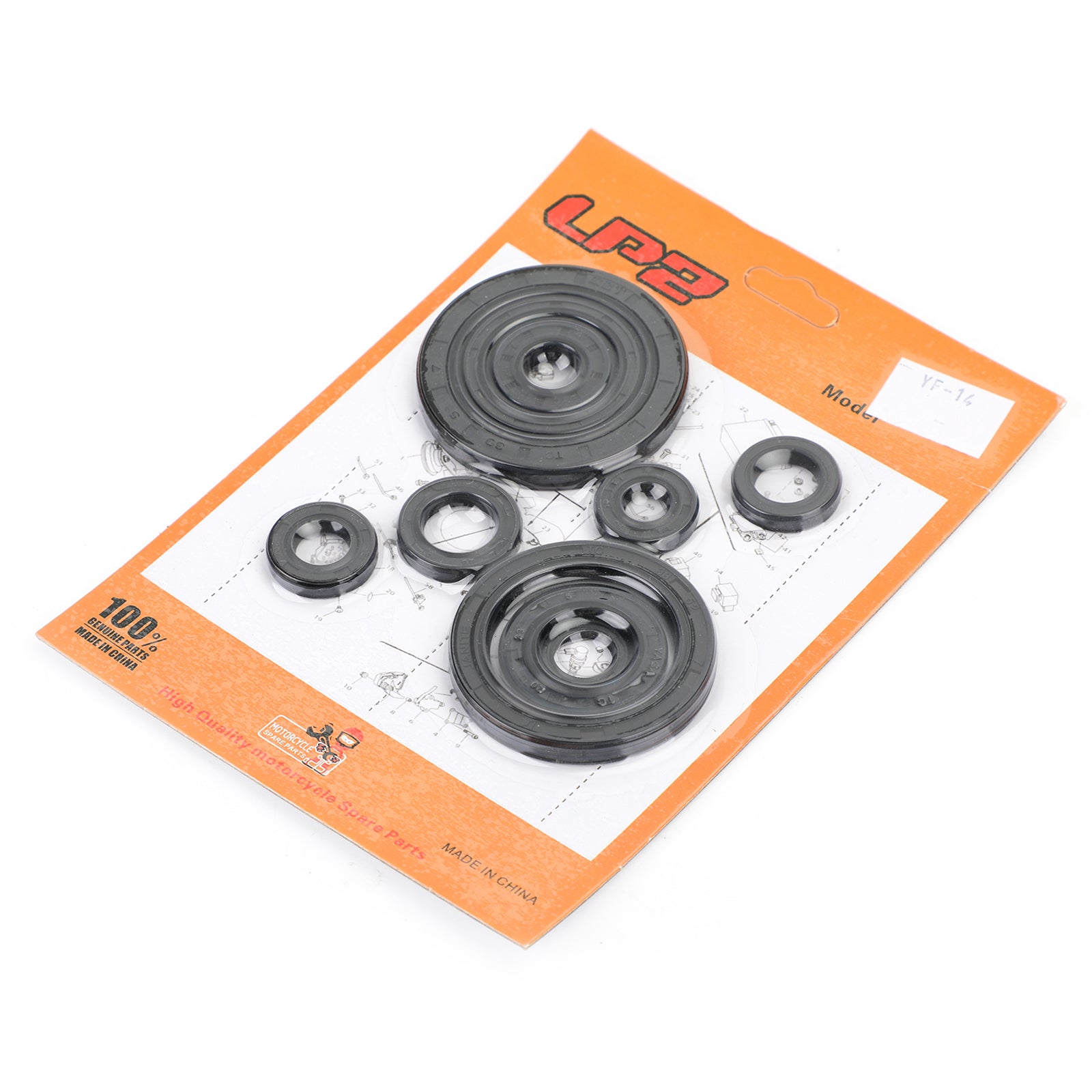 10pcs 04-17 Honda CRF250R CRF250X Complete Engine Oil Seal Crankcase Kit