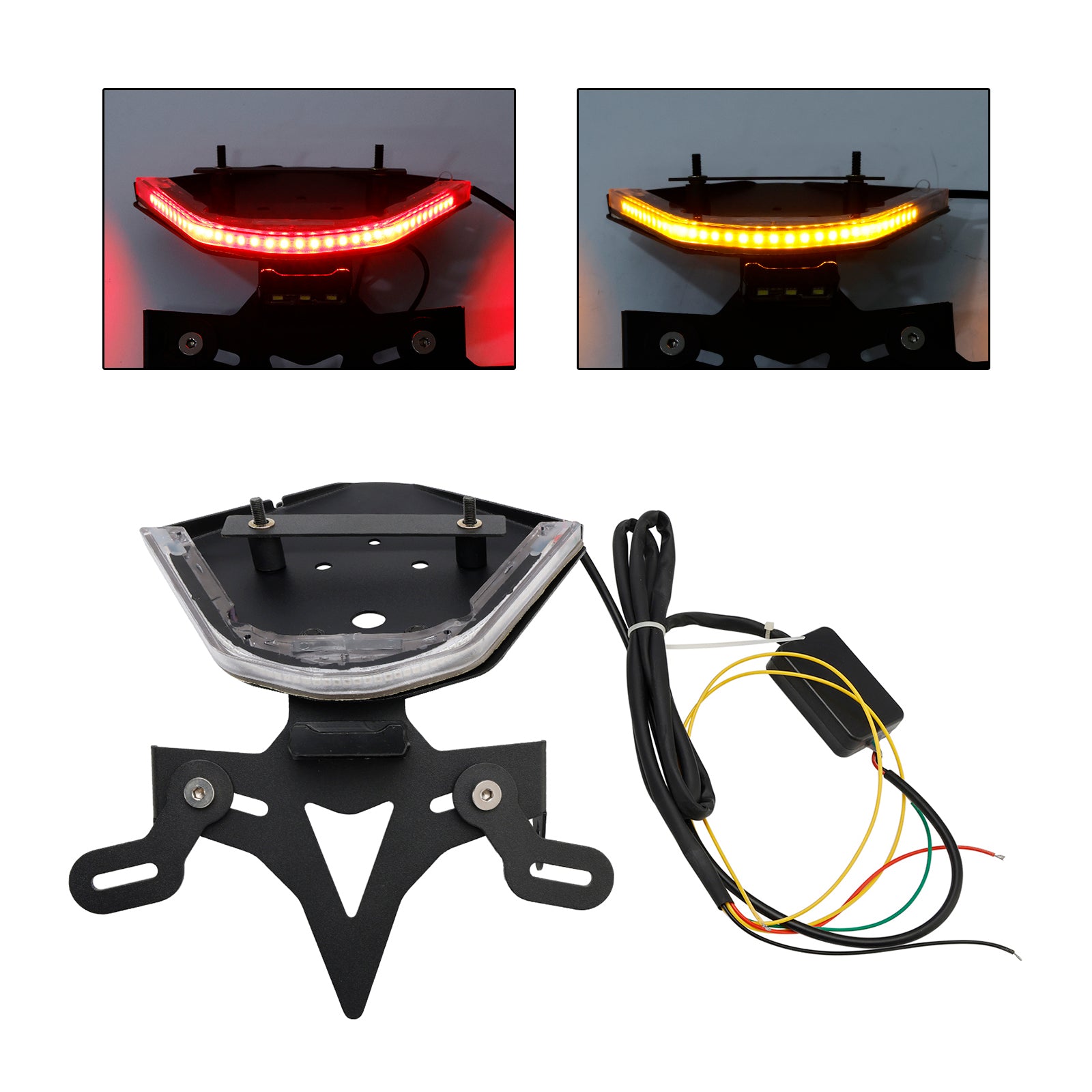 21-24 BMW S1000RR Soporte de marco de soporte de placa de matrícula de aleación de aluminio