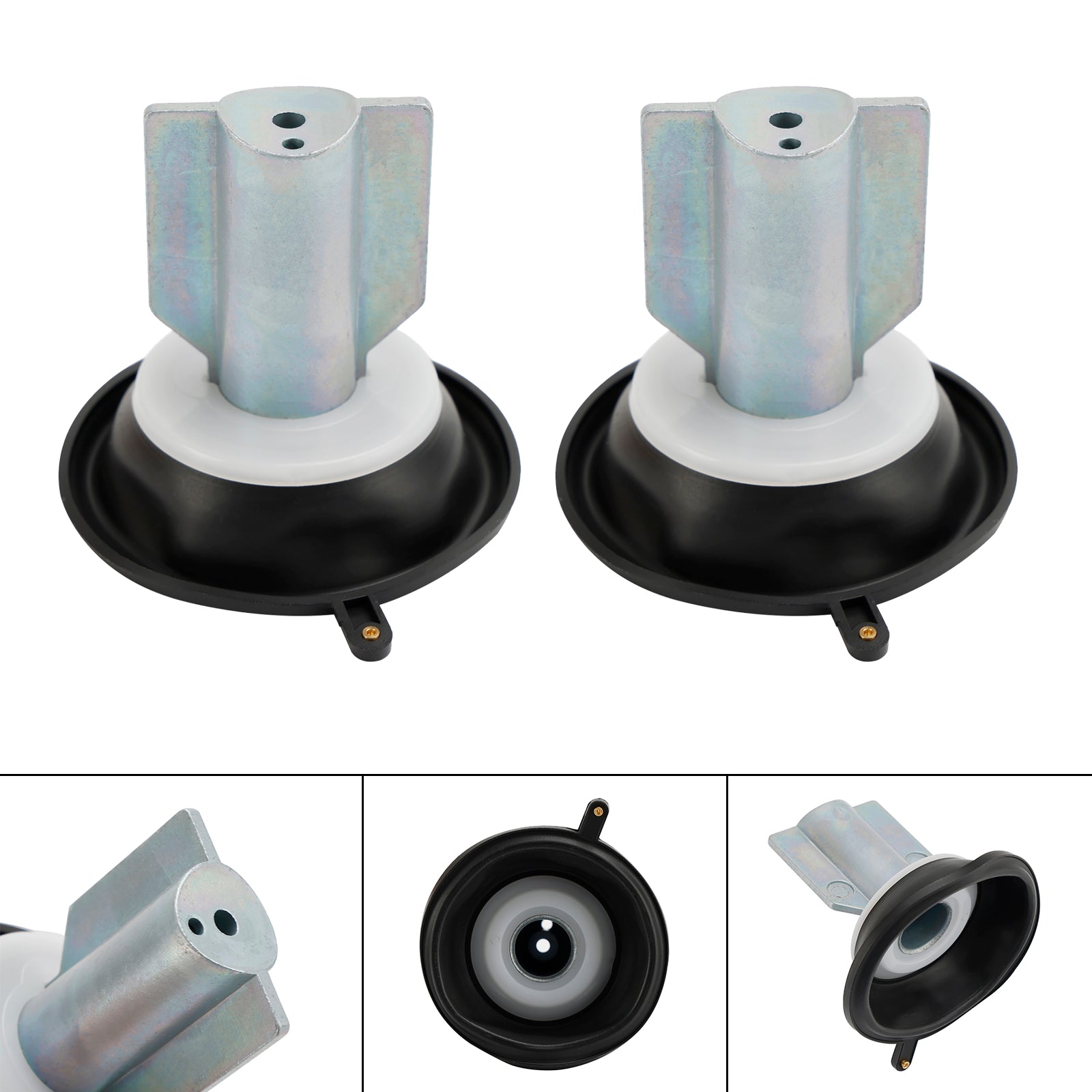 2x carburateur plunjer diafragma geschikt voor Kawasaki Prairie 700 kVF650 KVF700