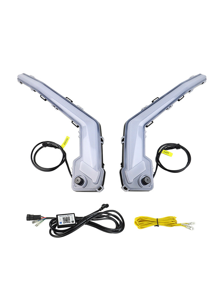 Front Signature Turn Signal Light RGB for Can Am Maverick X3 MAX 2017-2023