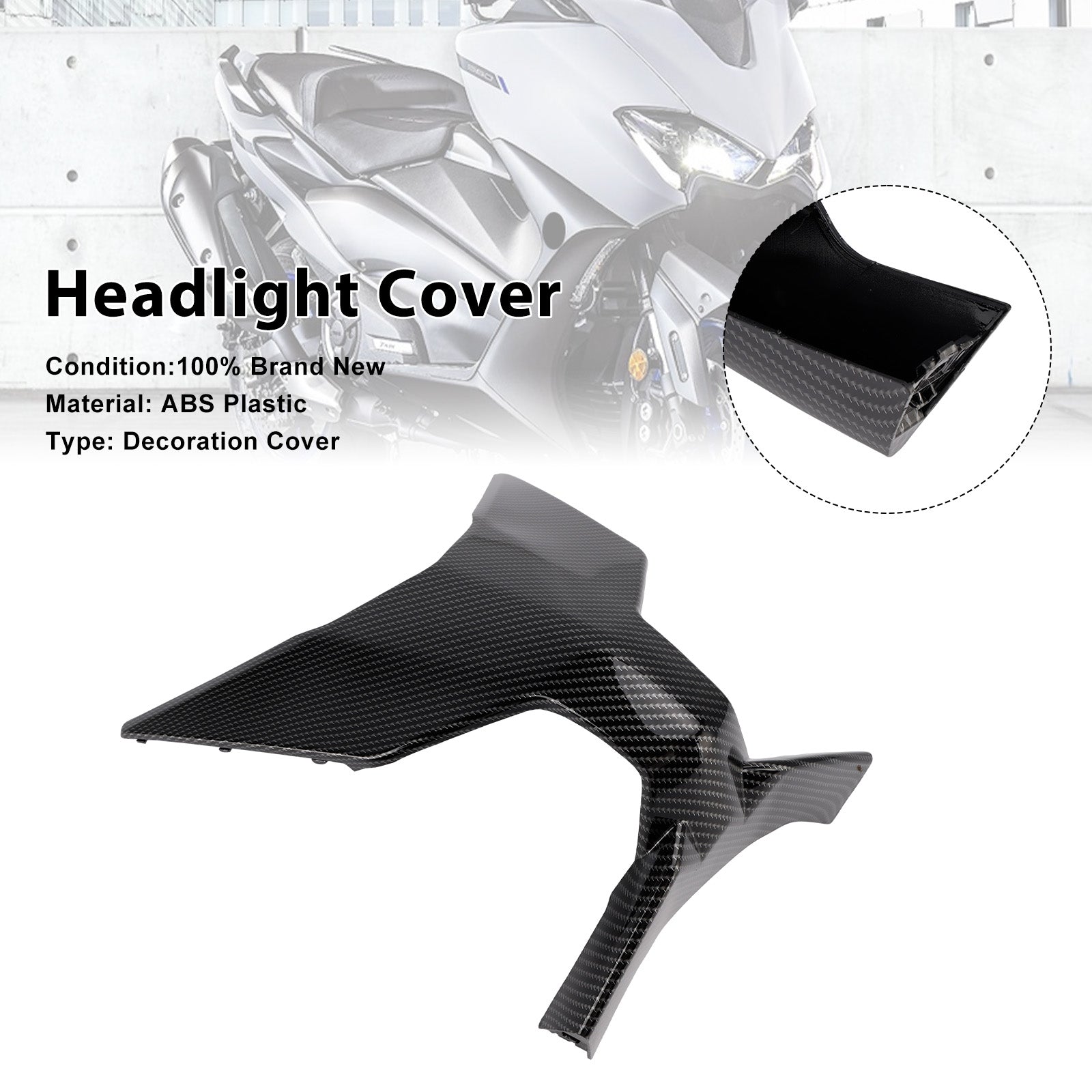 2025-2026 Yamaha T-MAX 560 Front Headlight Nose Mid Fairing Cover