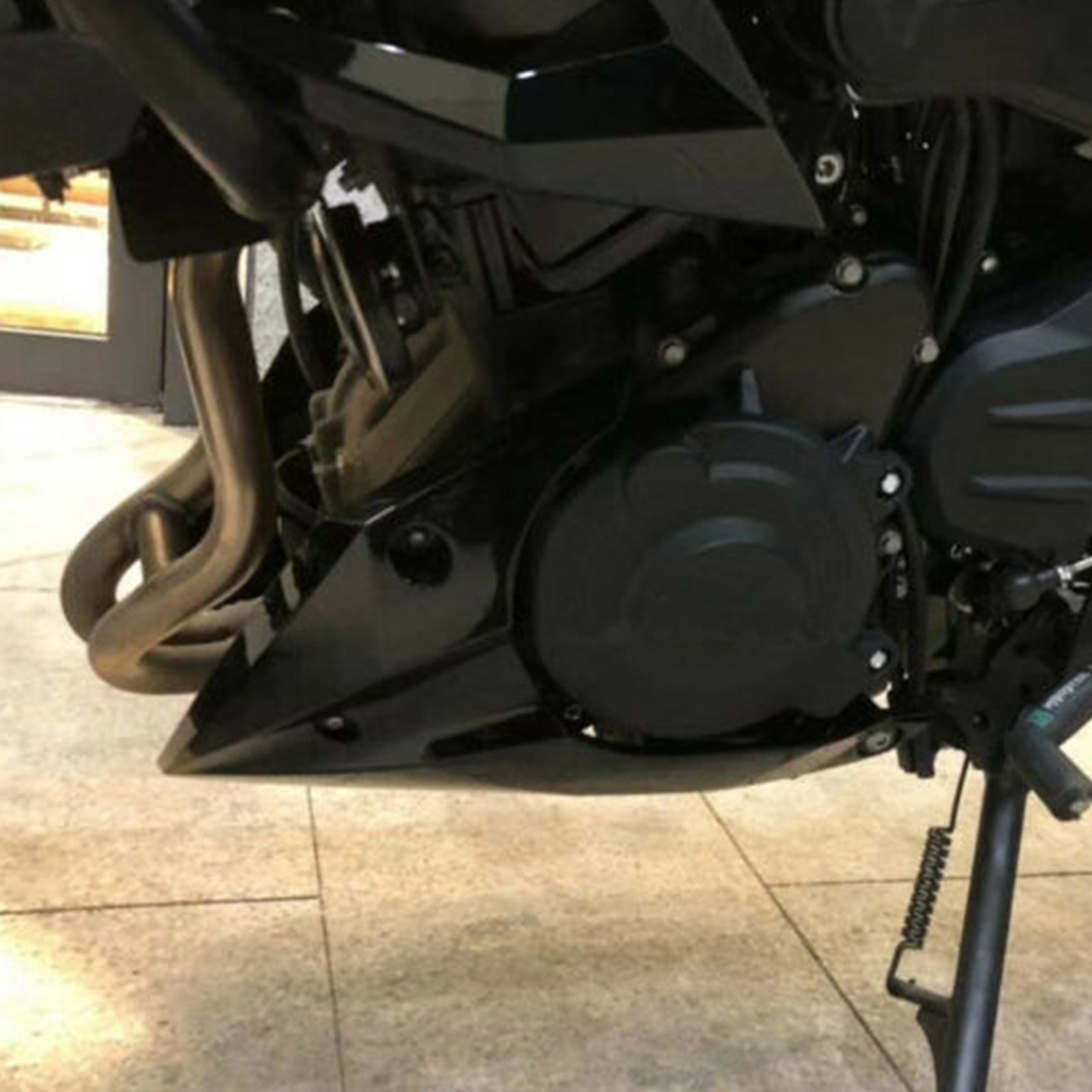 18-23 Kawasaki Z400 Engine Panel Belly Pan Lower Cowling Cover Fairing Gloss Black