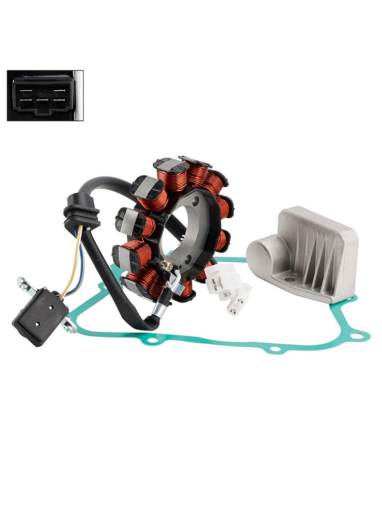 Honda Bc110 Biz110 16-17 Stator Generator Regulator Rectifier Gasket